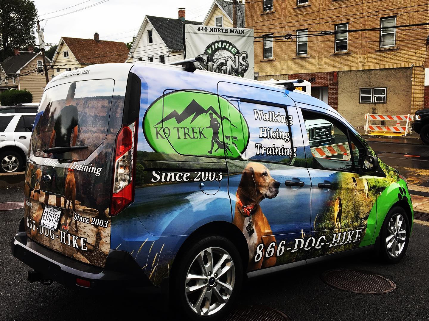 K9 Trek Full Van Wrap  @VinniePinstripe. 440 N Main St. Port Chester, NY 10573 E.jpg