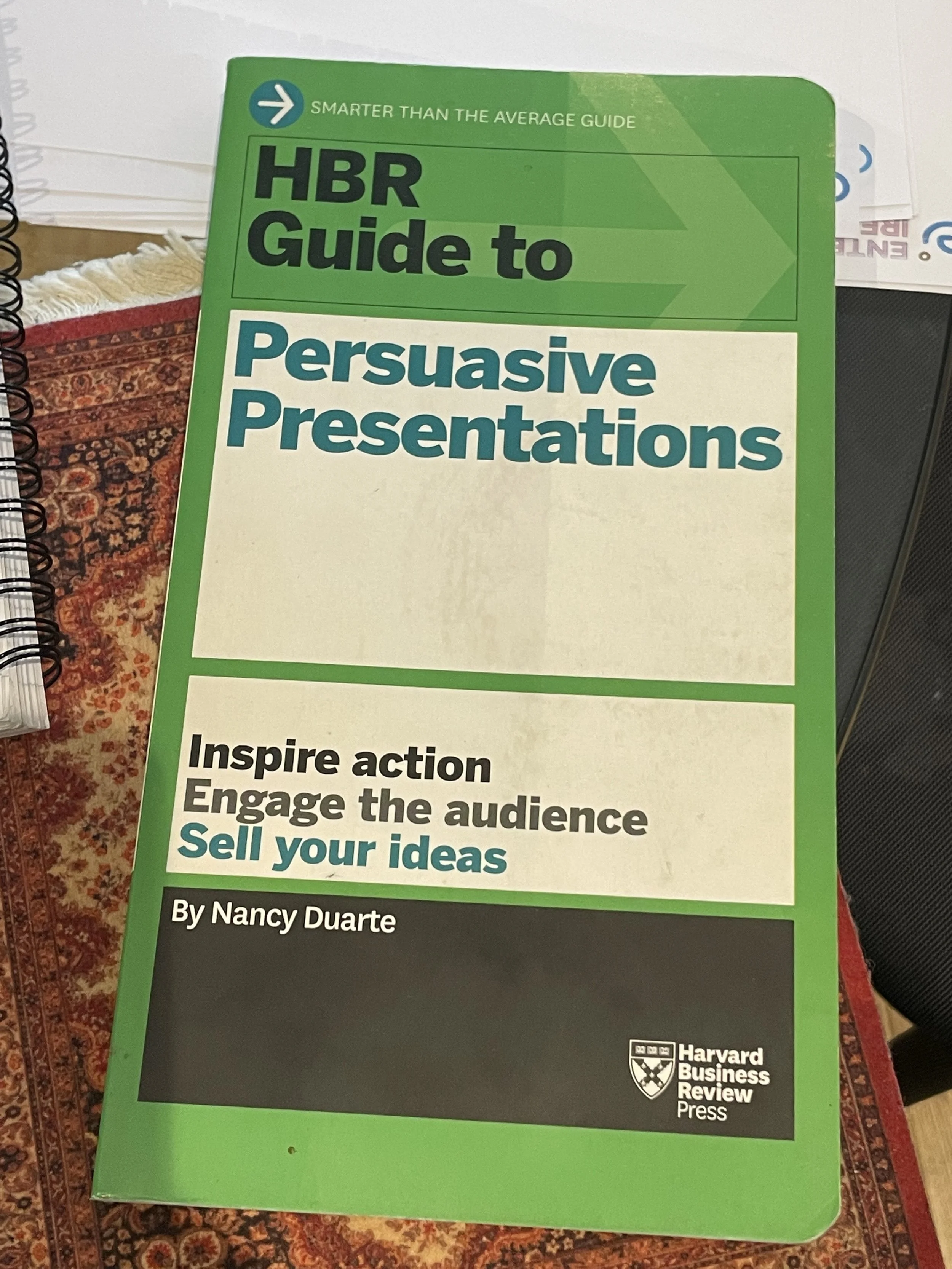 Prepping a presentation: Don't forget Something They'll Always Remember.