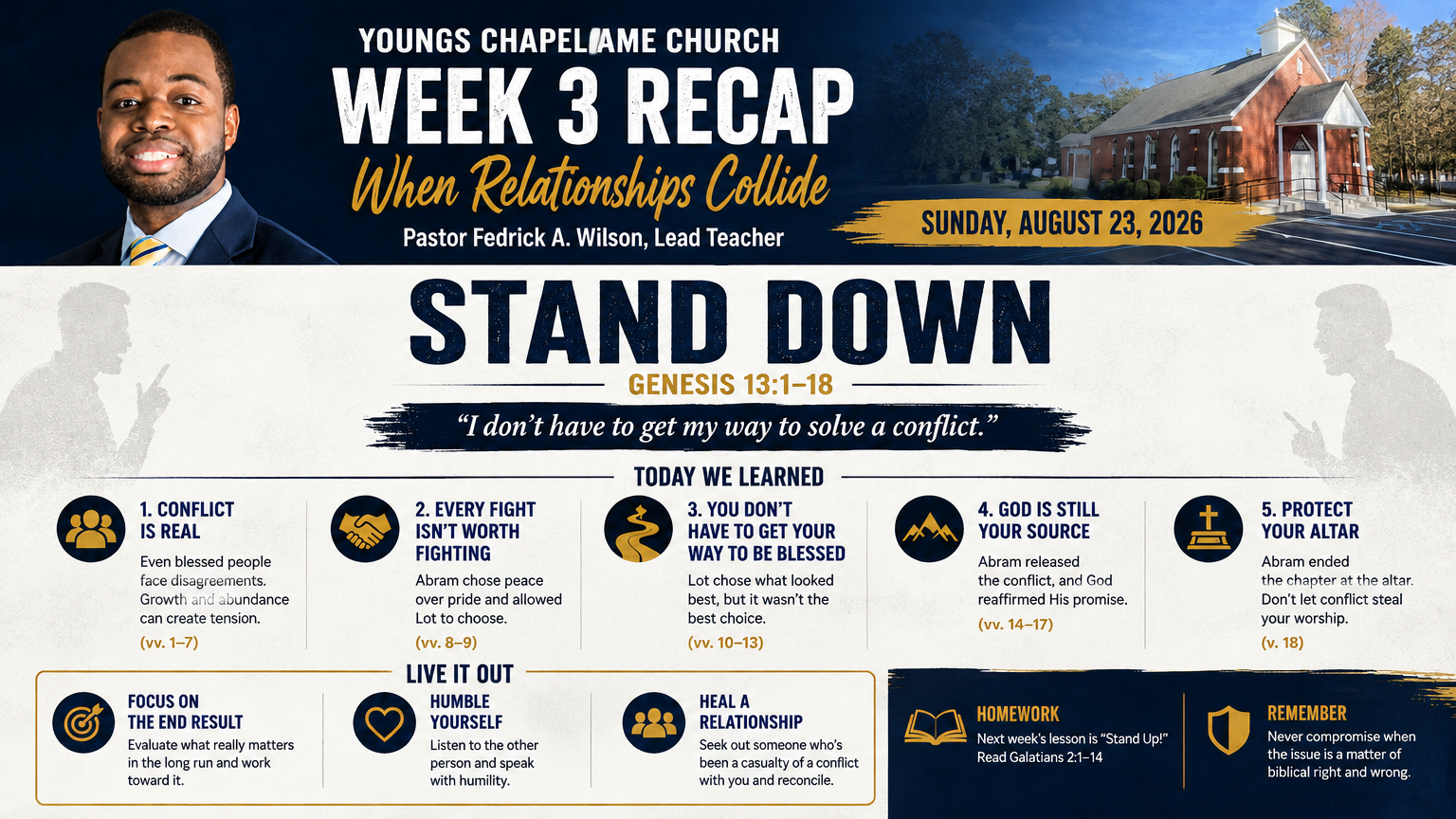 “STAND DOWN”