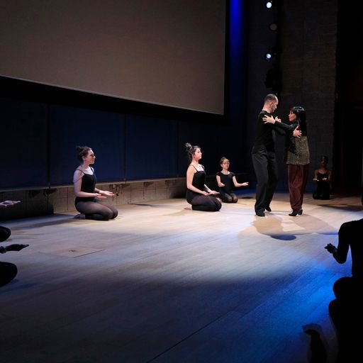  Dancers set the scene as the boat and waves for Mercedes Ellington and featured dancers.  