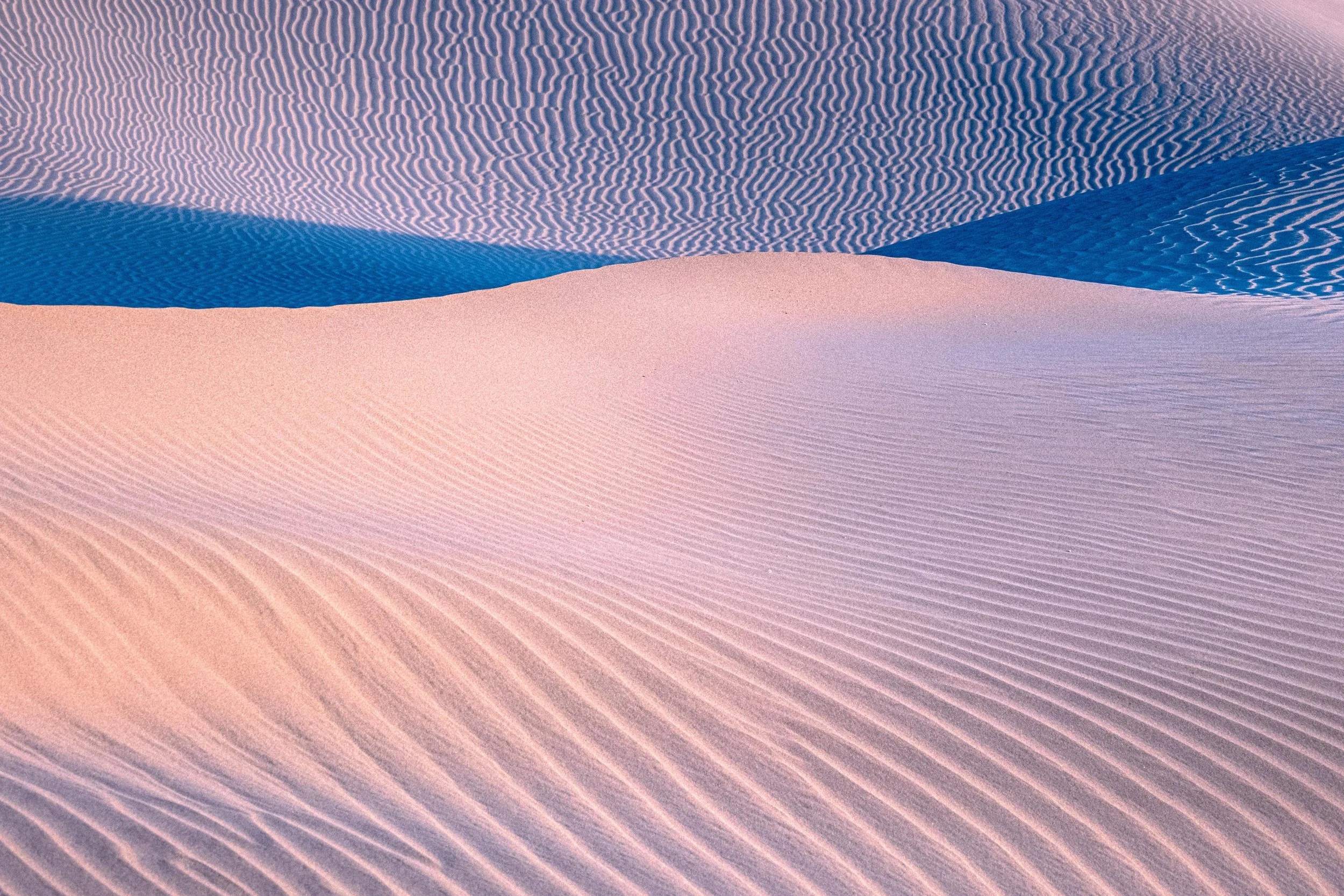 Pink & blue dunes