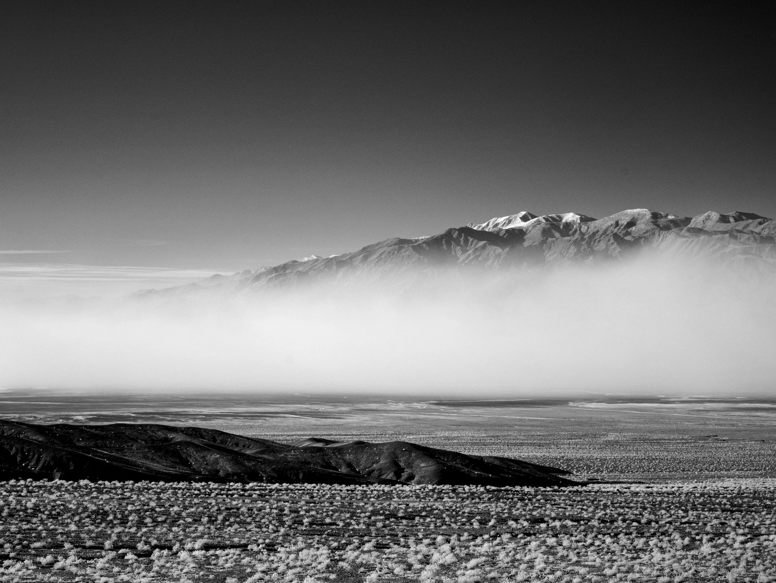Dust storm Death Valley