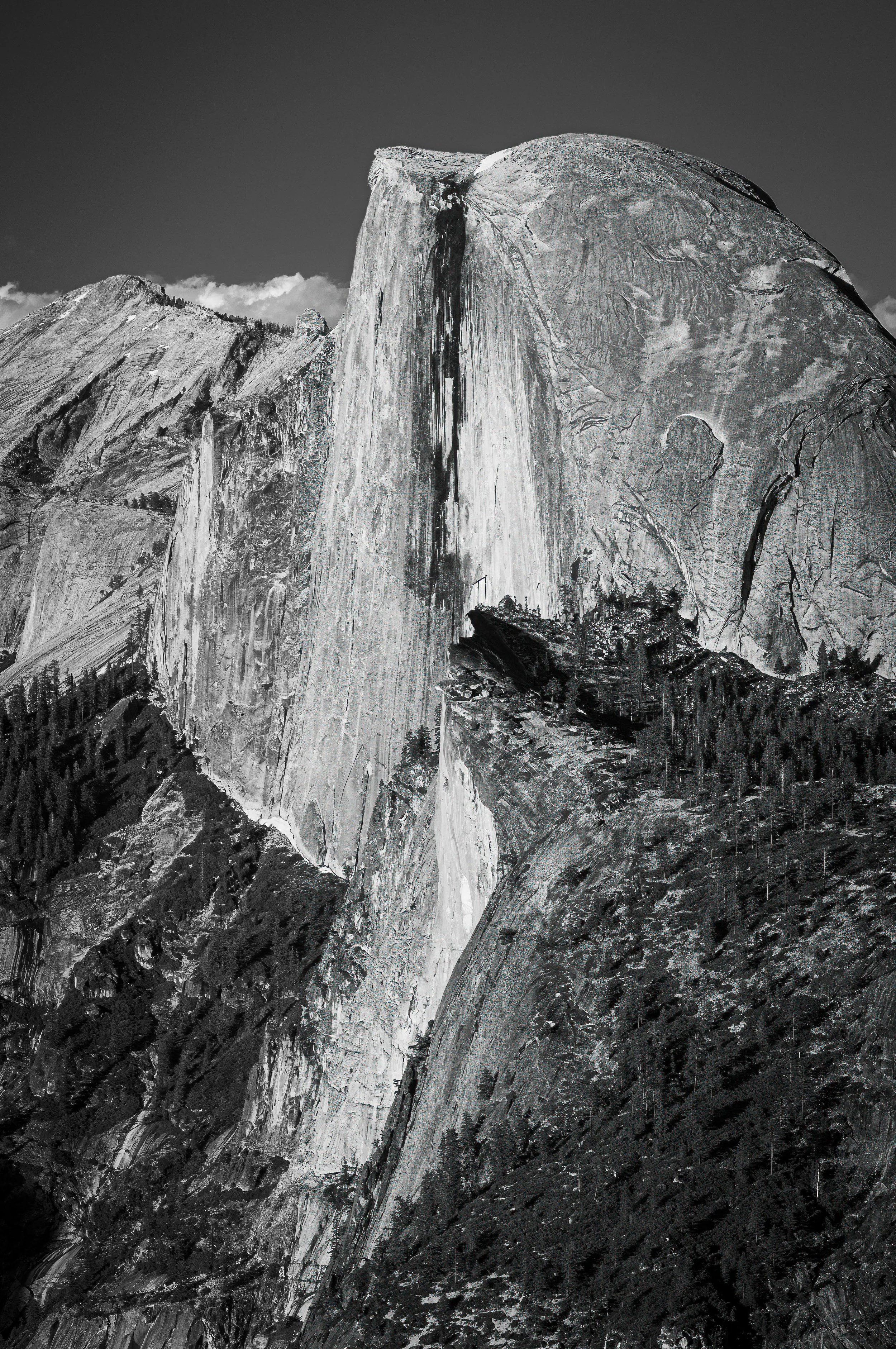 Half dome, Yosemite, from Glacier Point