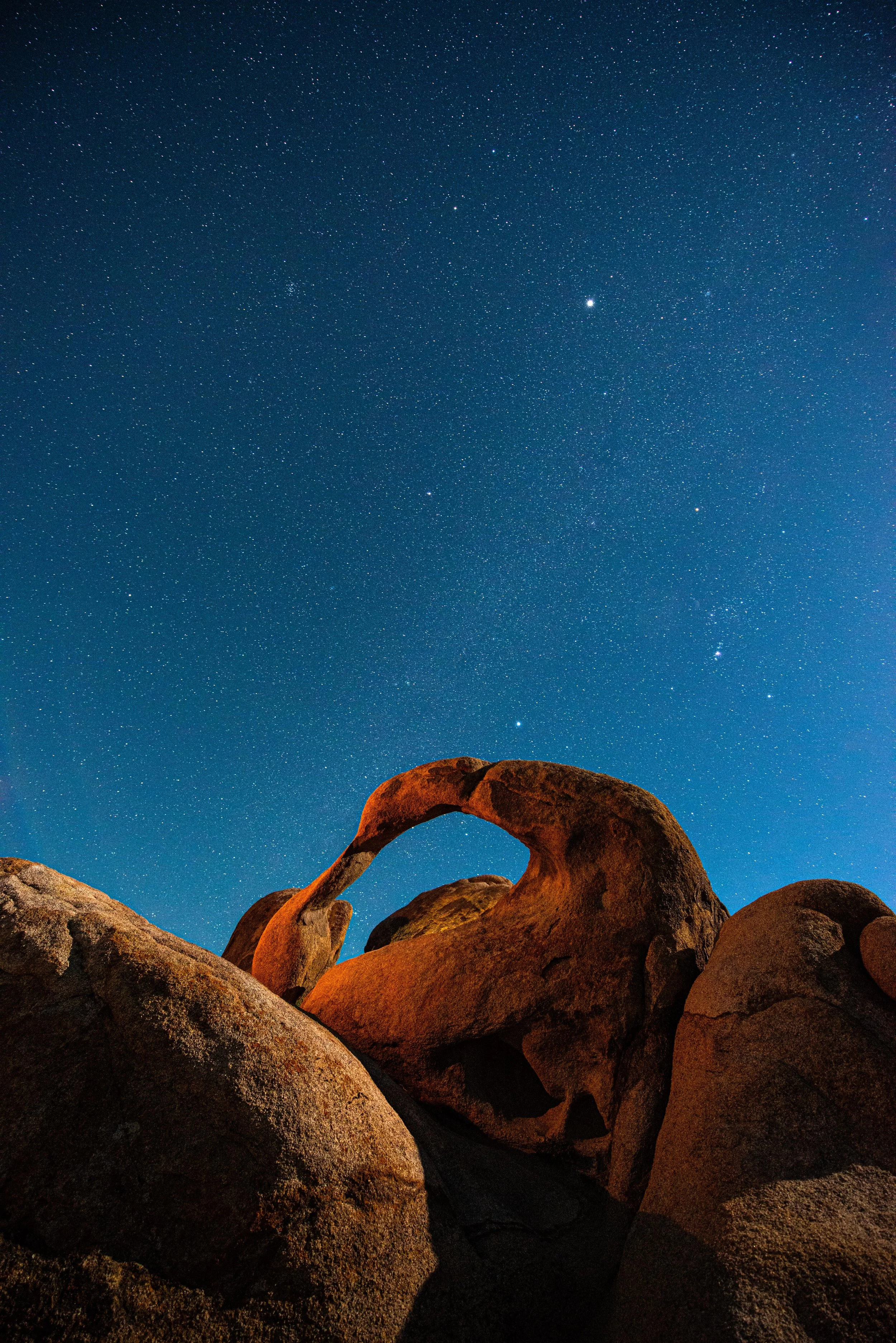 Mobius Arch - night sky