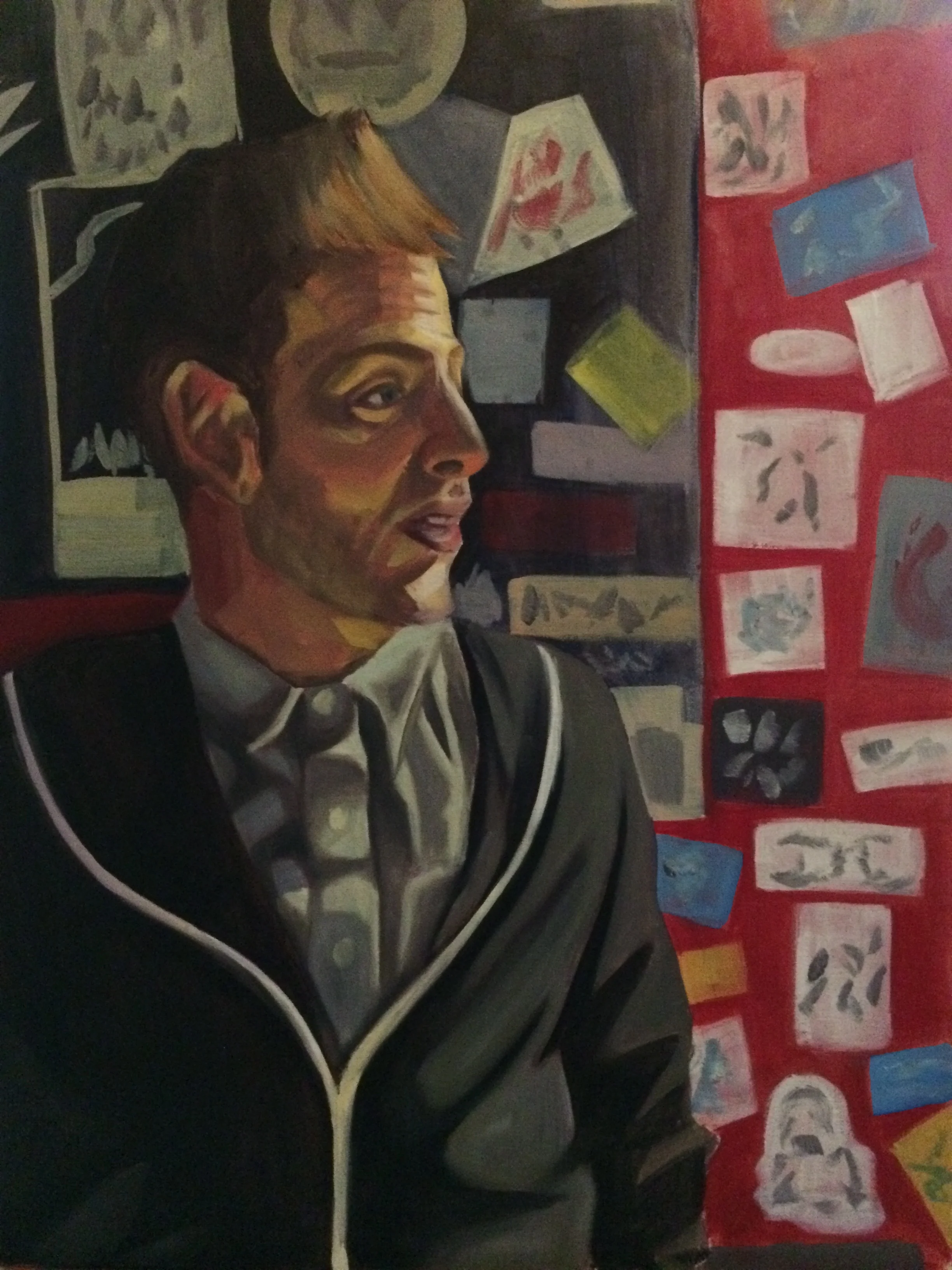 Brian at the Doll Hut (Oils)