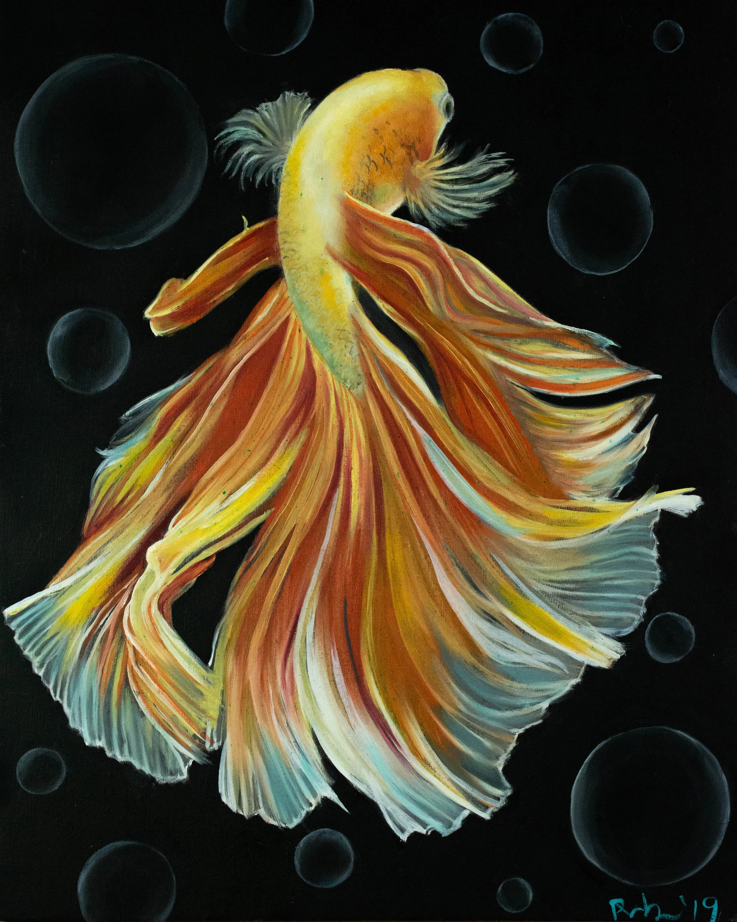 Bubbly Fish (Oils)