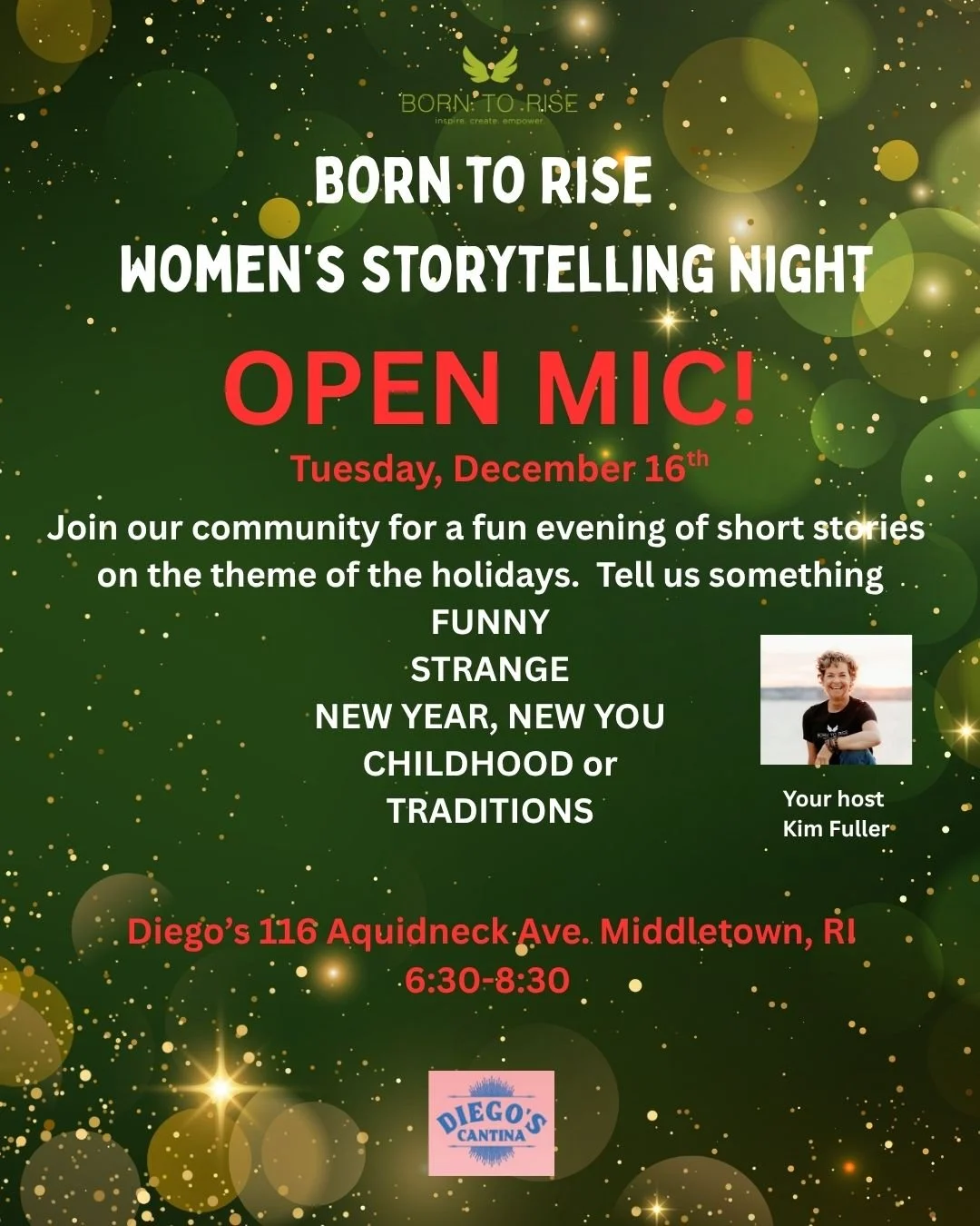 Holiday Women's Story Night - Open Mic