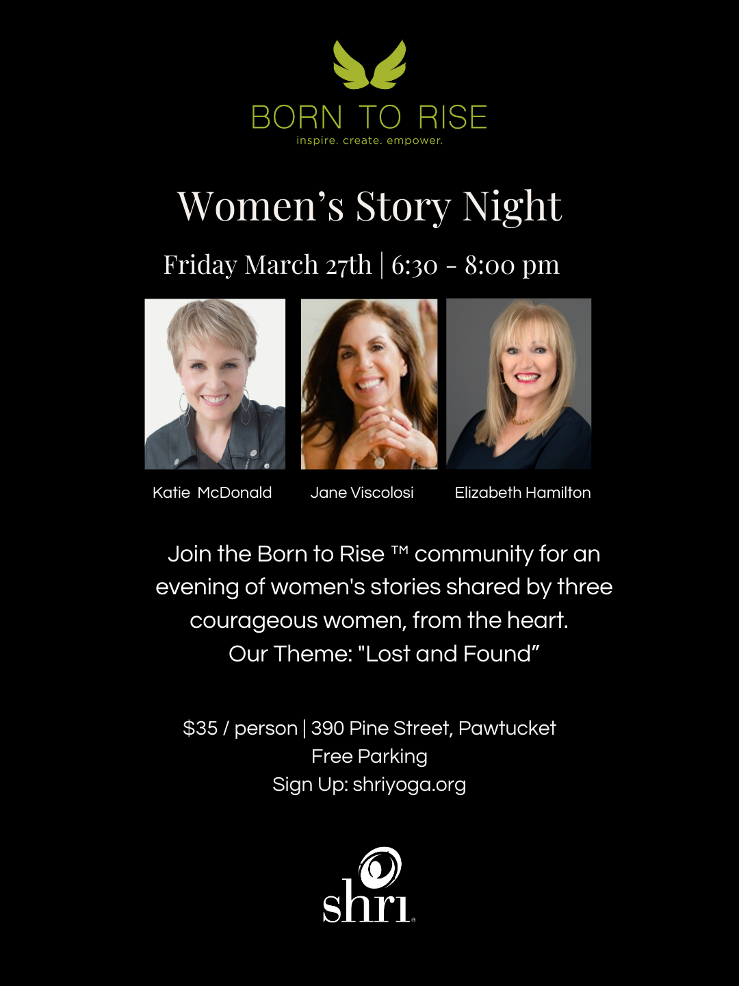 Women's Story Night at Shri
