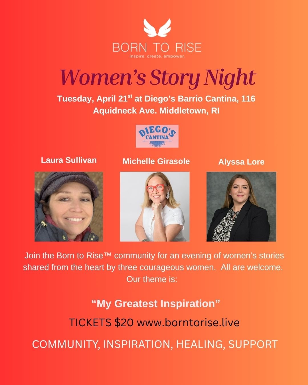 Born to Rise Women's Storytelling 4/21/26