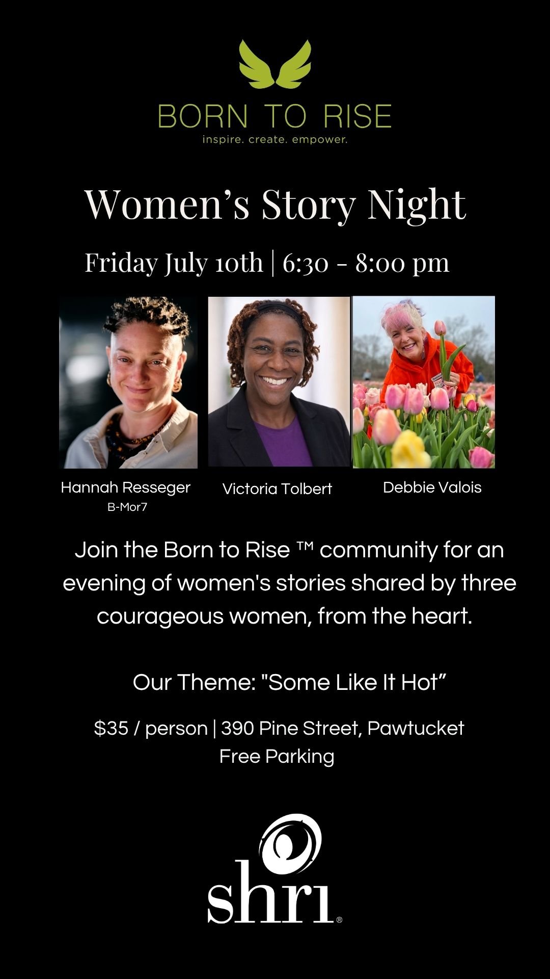 Women's Story Night at Shri