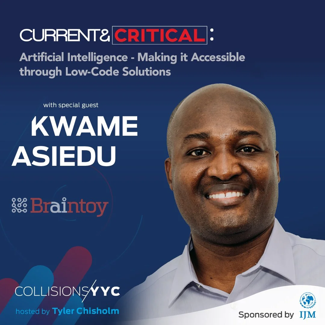 E309 - Current &amp; Critical - Kwame Asiedu, Artificial Intelligence - Making it Accessible through Low-Code Solutions