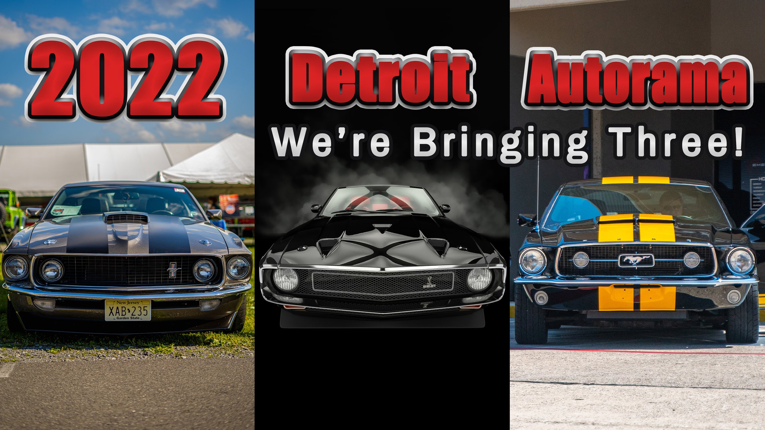 We're Bringing 3 Modern Vintage Mustangs! | 2022 Detroit Autorama