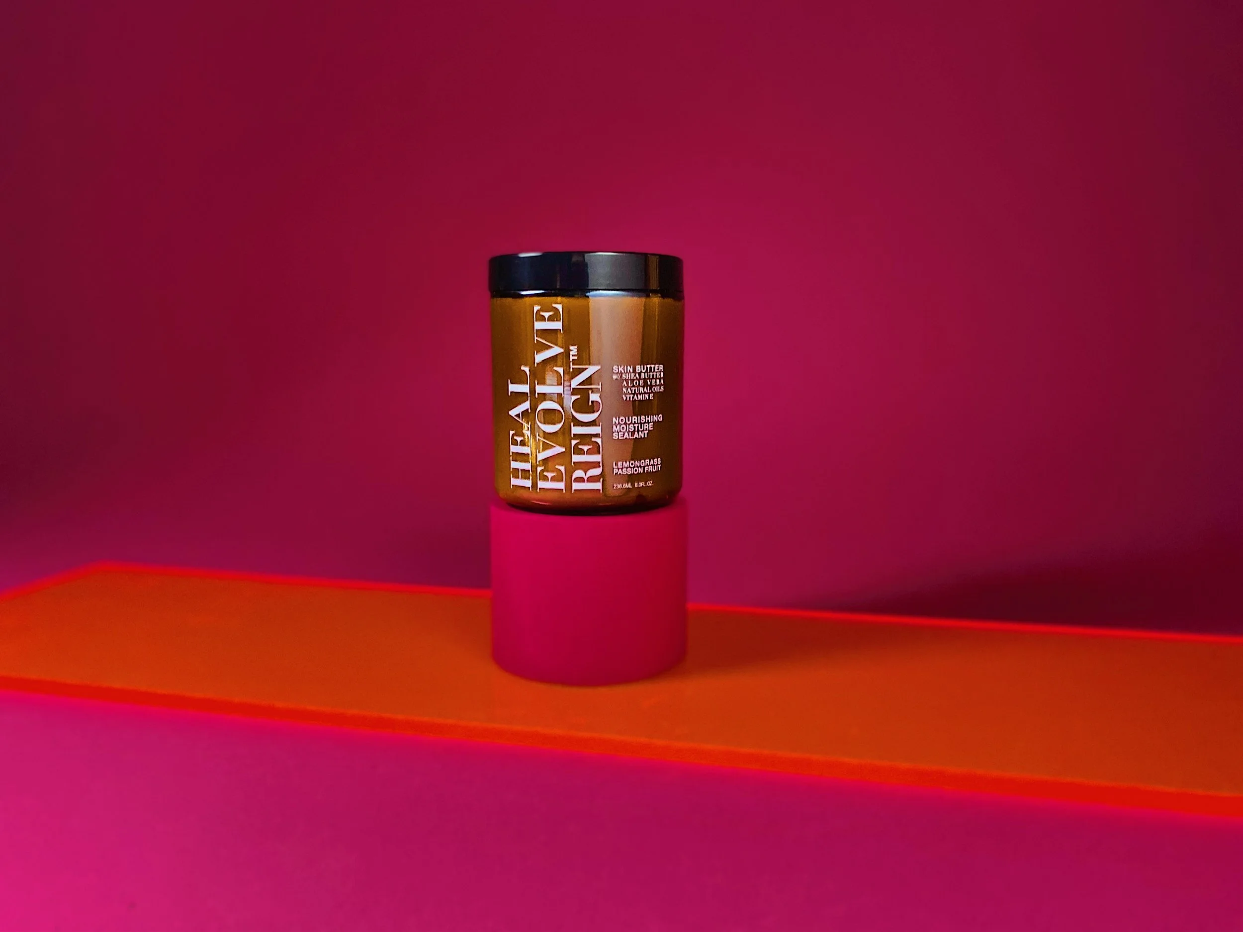 SKIN BUTTER  - LEMONGRASS + PASSION FRUIT 8 OZ