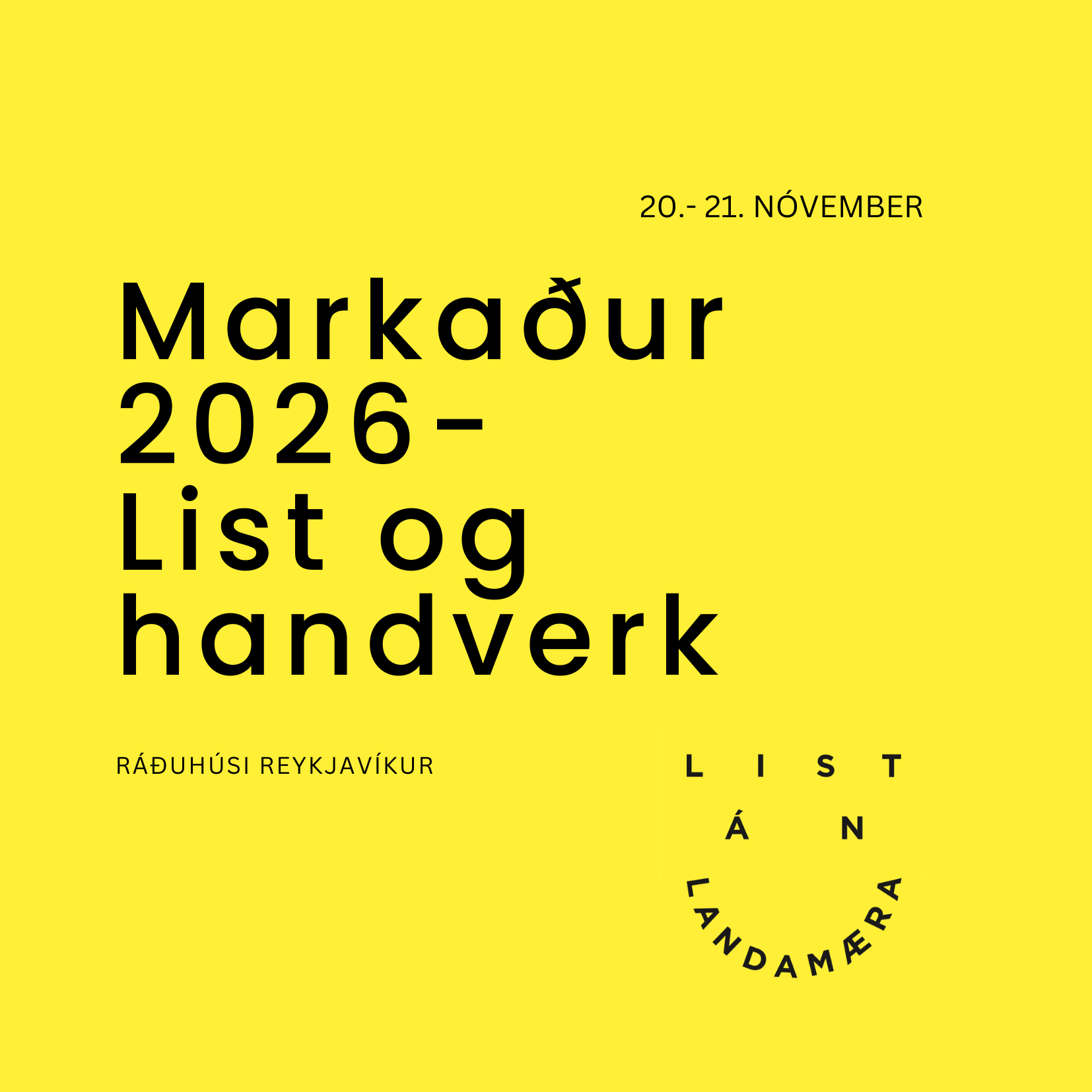 Markaður — List og handverk