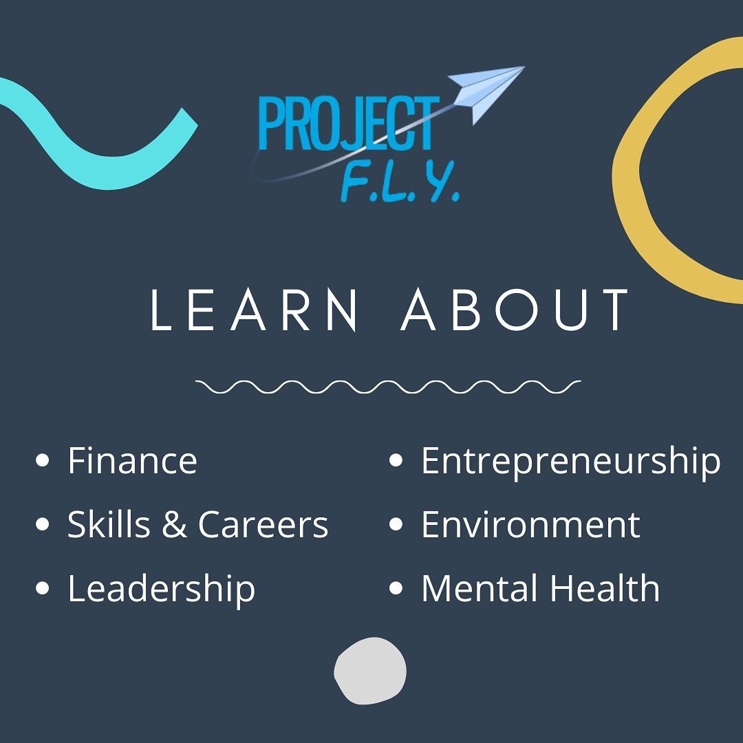 Project FLY is excited to teach our workshops to students for this academic year! Learn about life's most important skills through our various workshops, everything from finance to mental health. 

#workshops #youth #skillsdevelopment #finance #skill