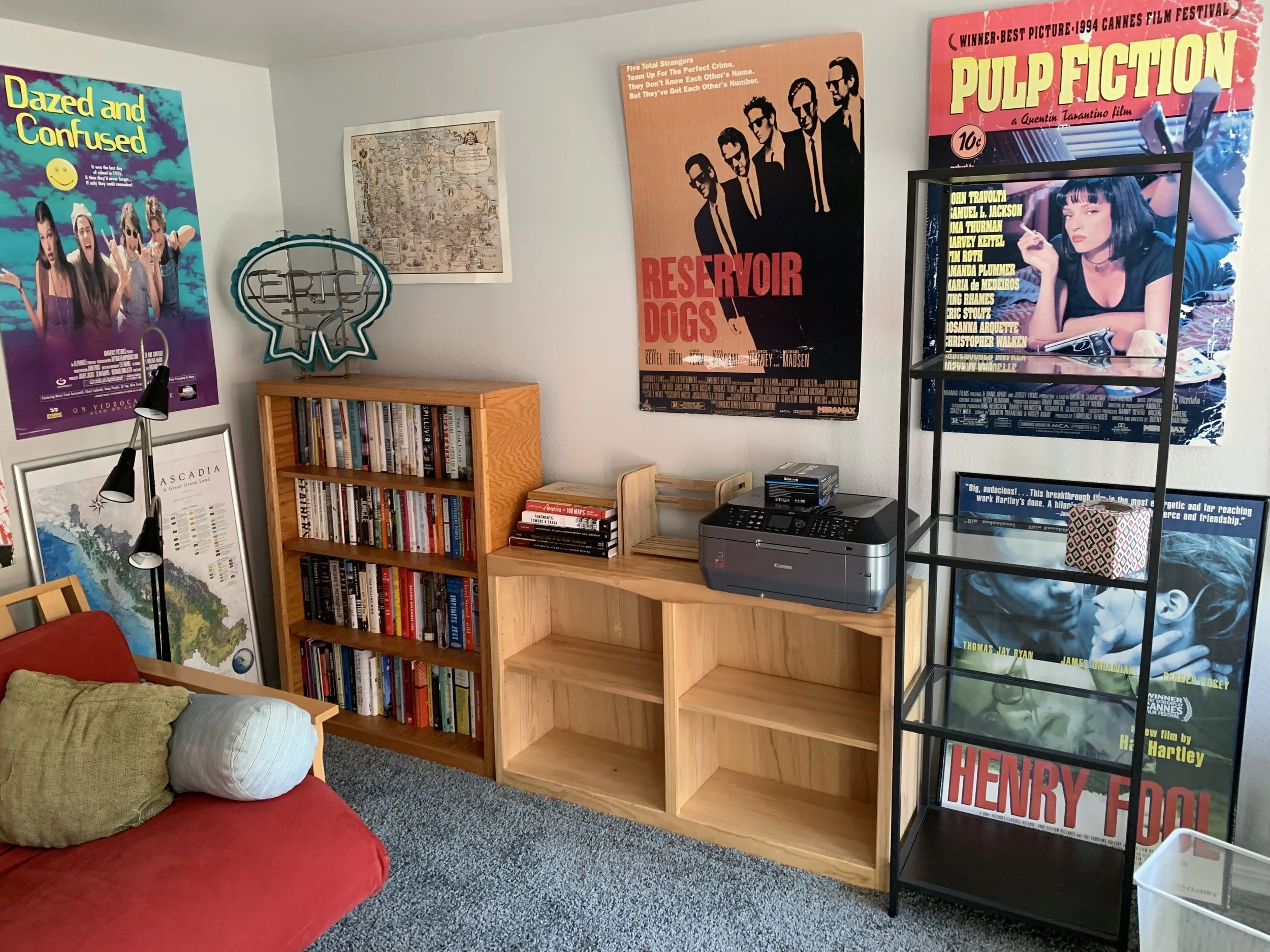 For anyone who saw my office files arrayed in typical fashion, this is how it now looks for our renters. Wowza, if I do say so myself.