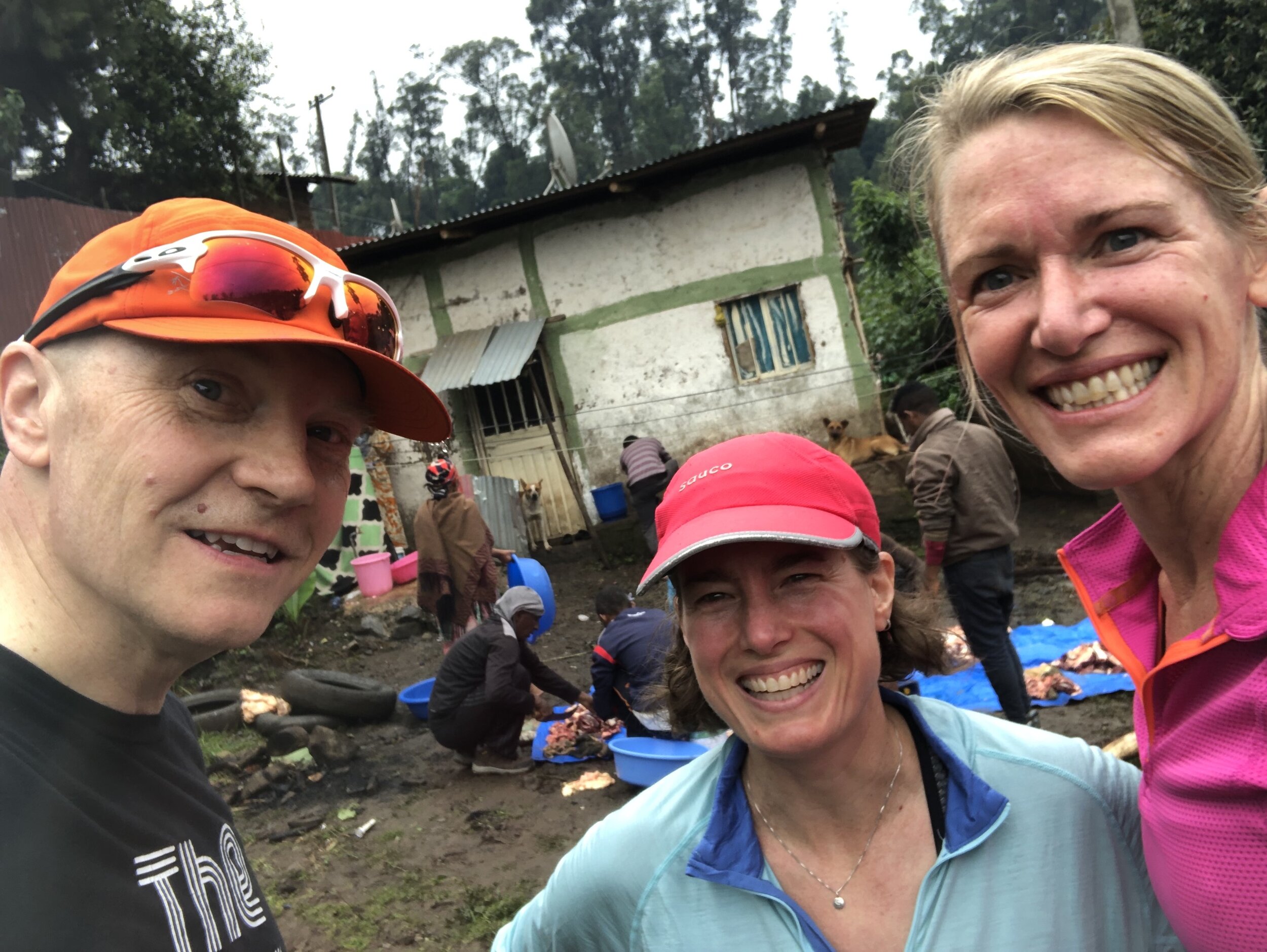  The look of a still-clean crew about to hit the mudpit. 