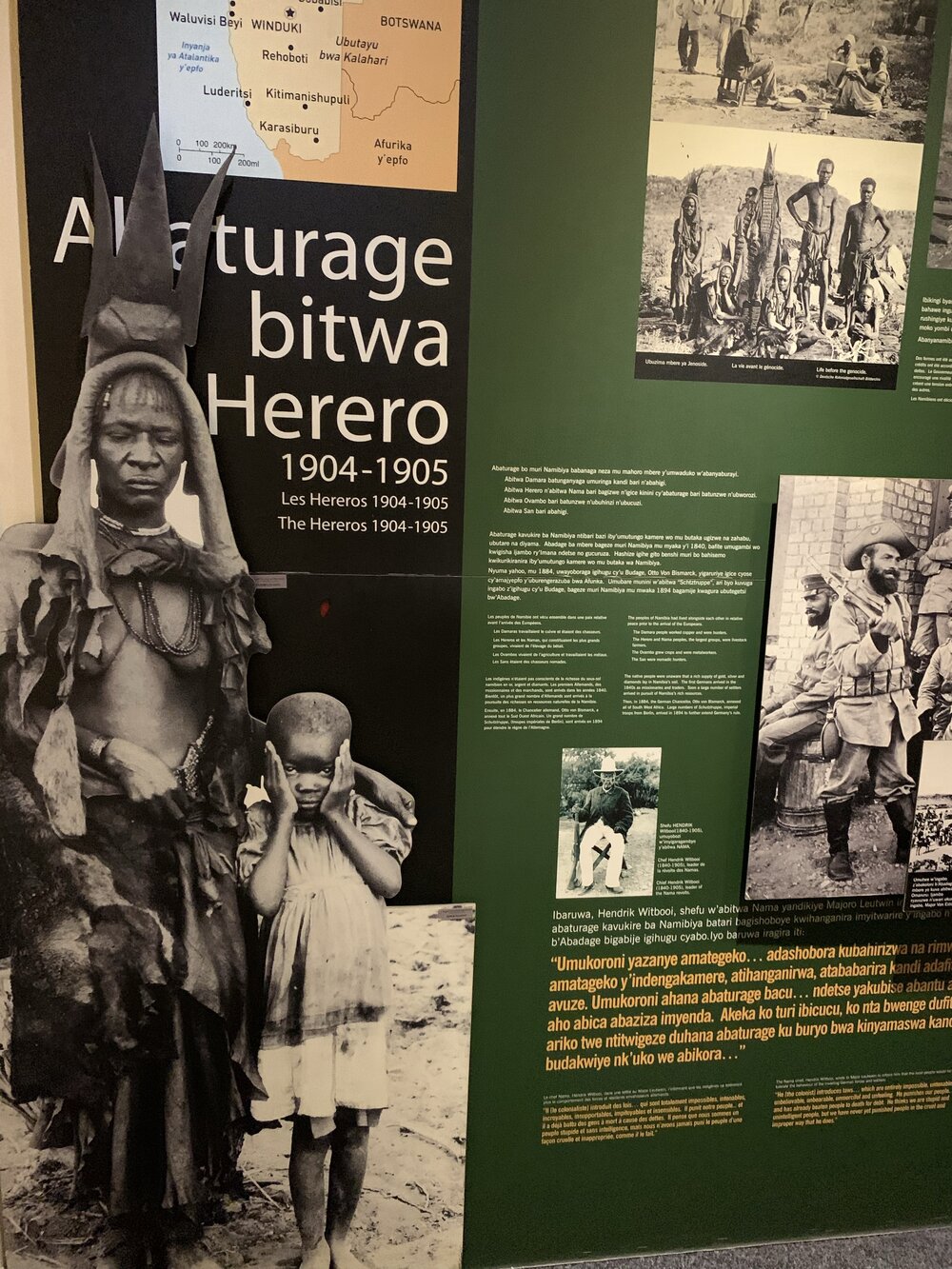 A more extensive genocidal history contained astonishing stories. Germany's treatment of the populations in modern day Namibia, in particular.