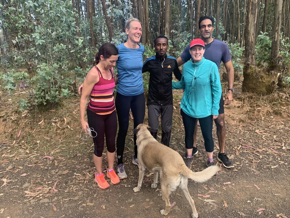 One of many shots with our Sunday running crew.