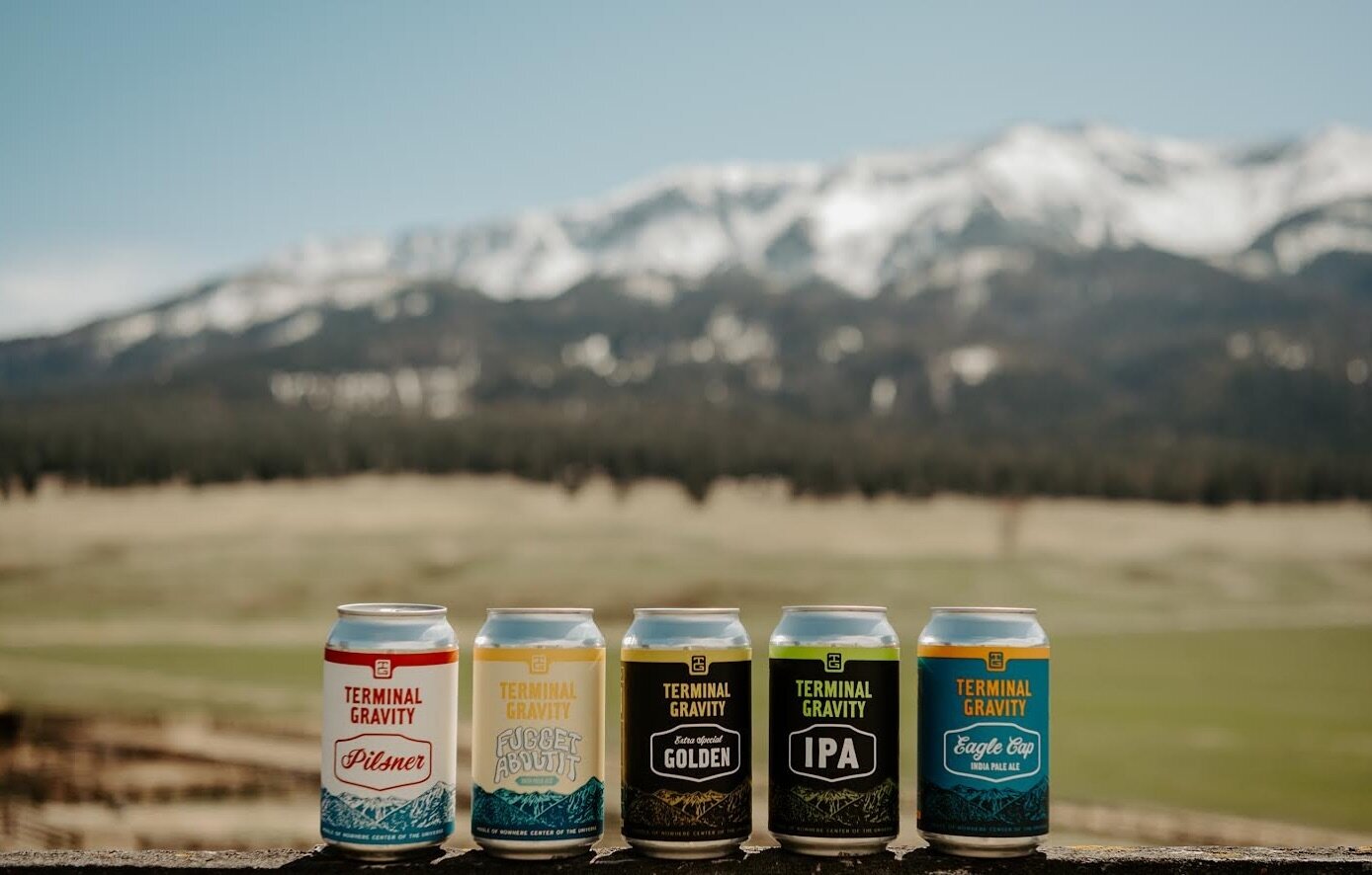 Blue skies, frosty peaks, full-flavored beer.

📸 @taliajeancreative