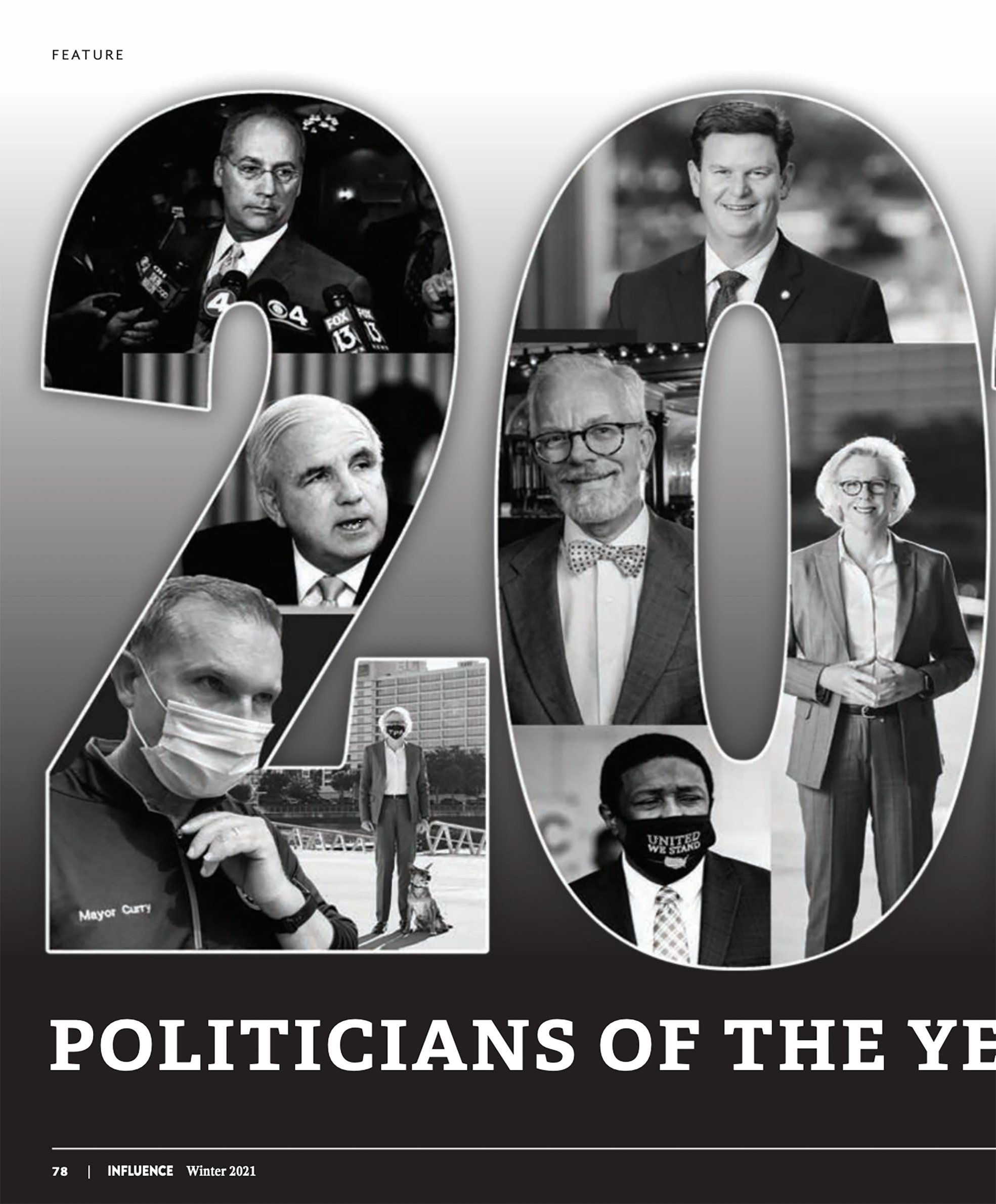 INFLUENCE Magazine Winter 2021 2020 Politician(s) of the Year by Alex Workman