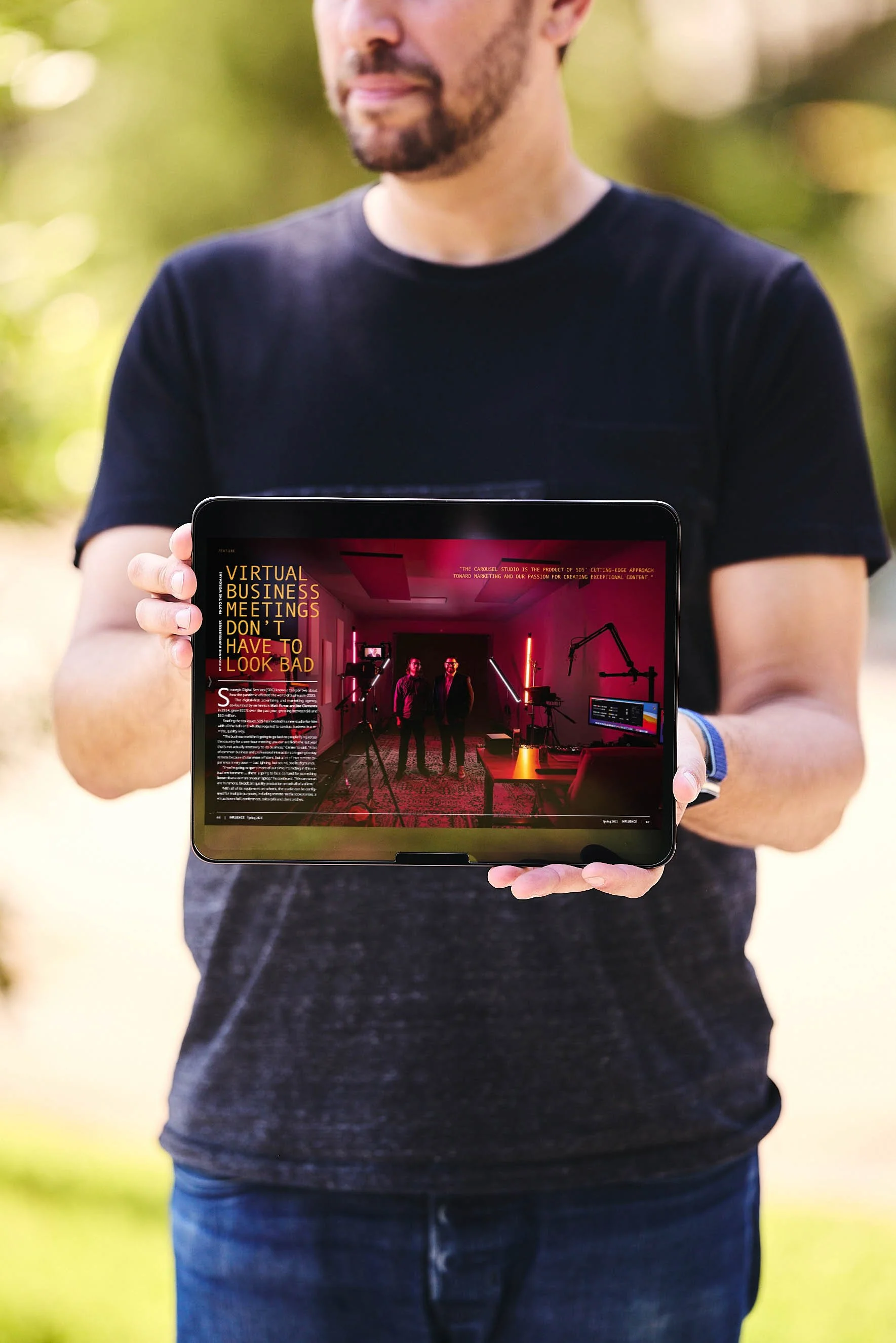 Virtual Business Meetings Don't Have To Look Bad  // INFLUENCE Magazine