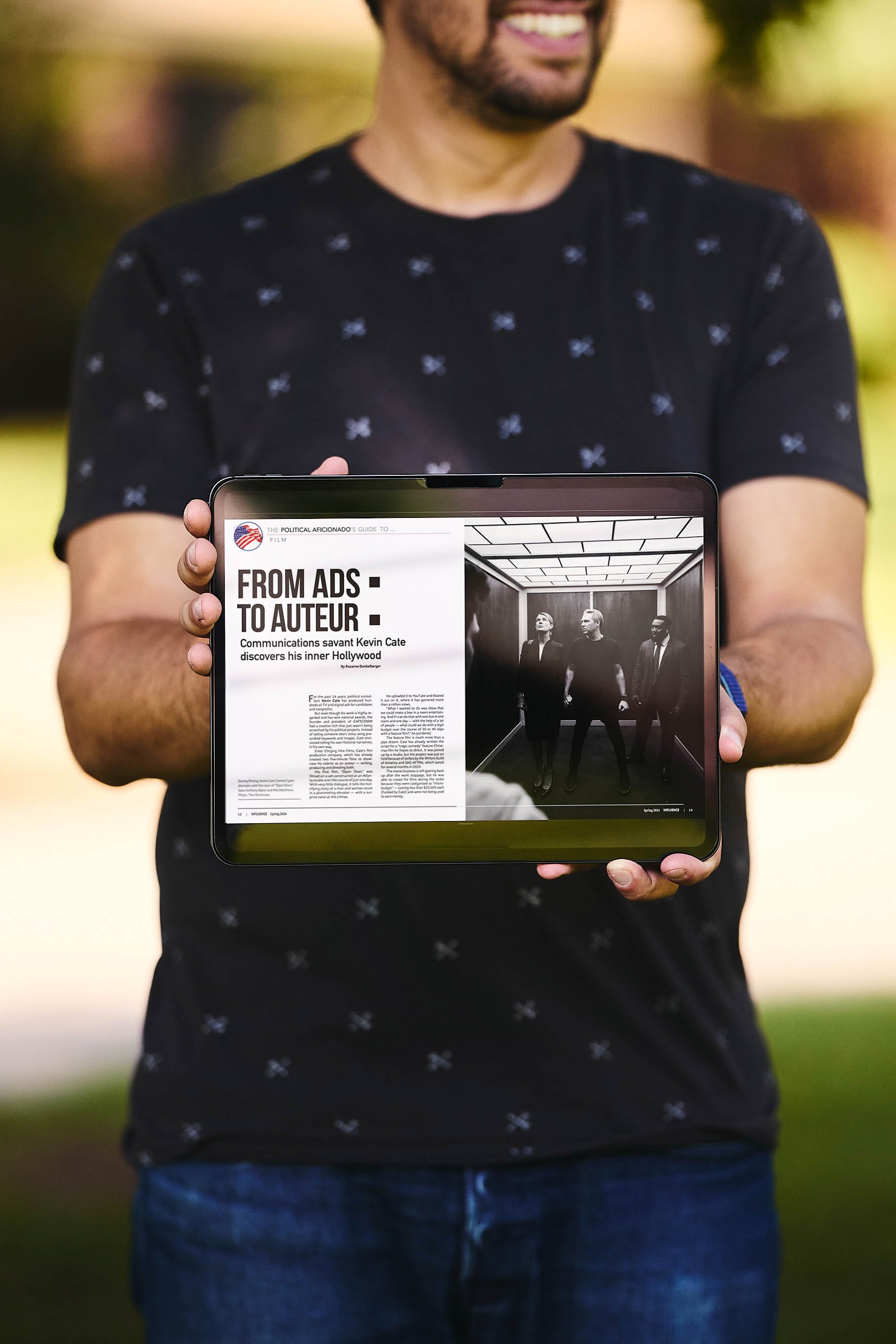 From Ads to Auteur: Communications savvant Kevin Cate // INFLUENCE Magazine