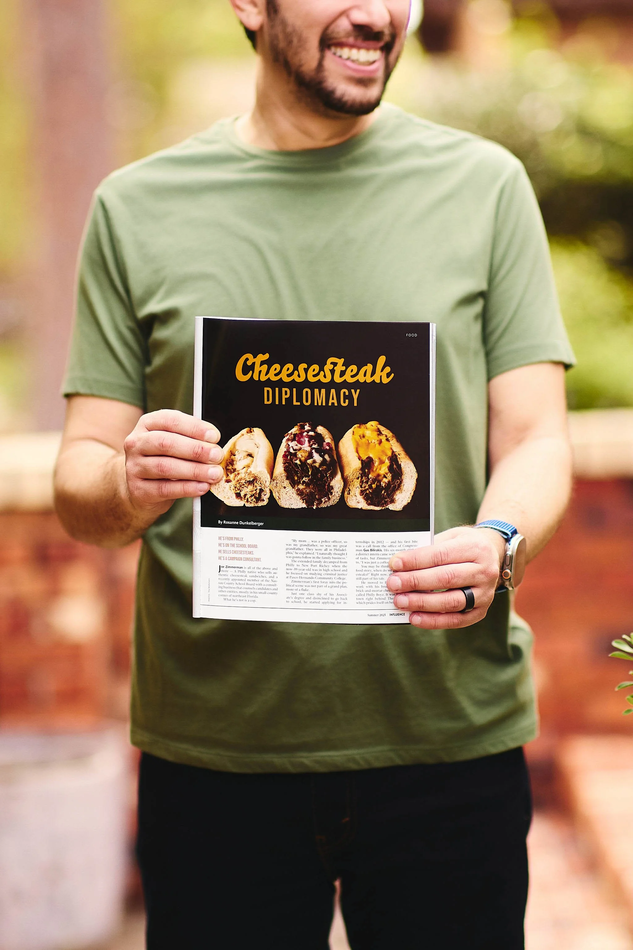Cheesesteak Diplomacy // INFLUENCE Magazine