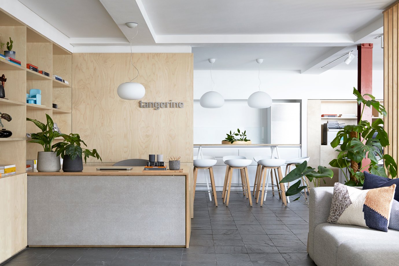 Wandsworth Interior Designer Tangerine Office