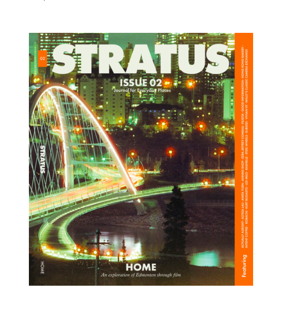 Front cover image by Ezra Jeffrey Photography. As cited from Stratus Issue 02: Home, “This issue features a 210-page film photo journal in a 9x11” form factor with photos and words submitted by the five main photographers listed below surrounding th…