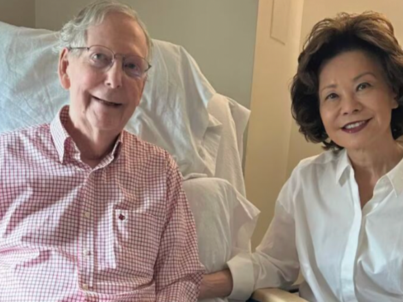 WASINGTON POST: McConnell took a photo with that day’s newspaper. The internet has questions.