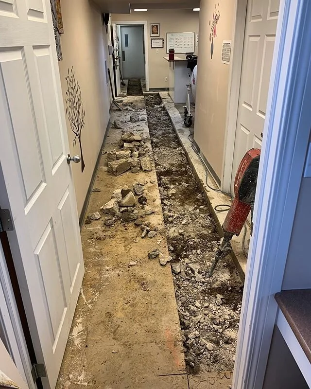 Concrete cutting, and removal for a building downtown. We do interior and exterior concrete removal work as well as refinishing if and where needed. Keep us in mind next time you’re looking for a honest, reliable contractor. @districtconstructi