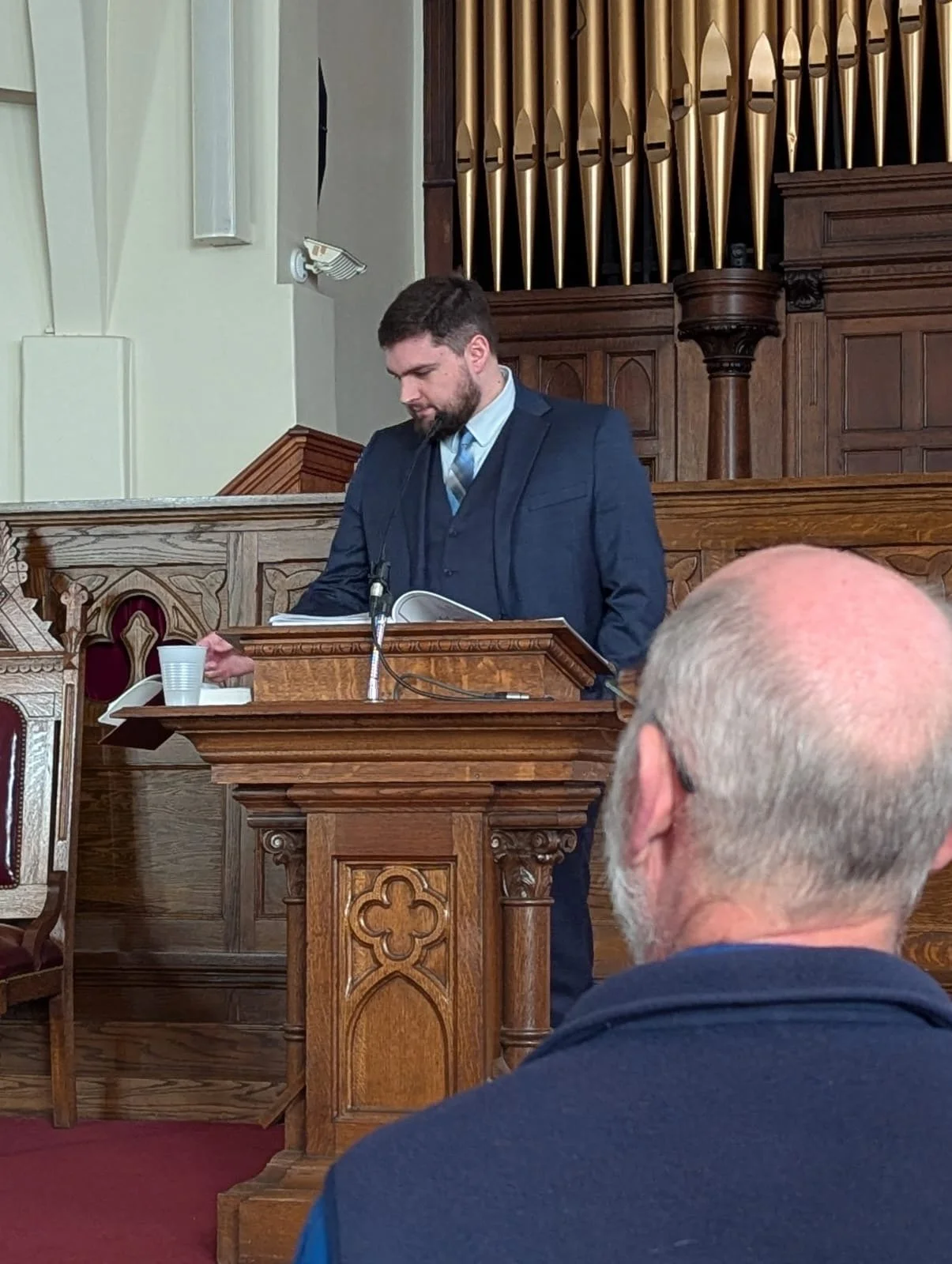 Lafont at the pulpit.jpeg