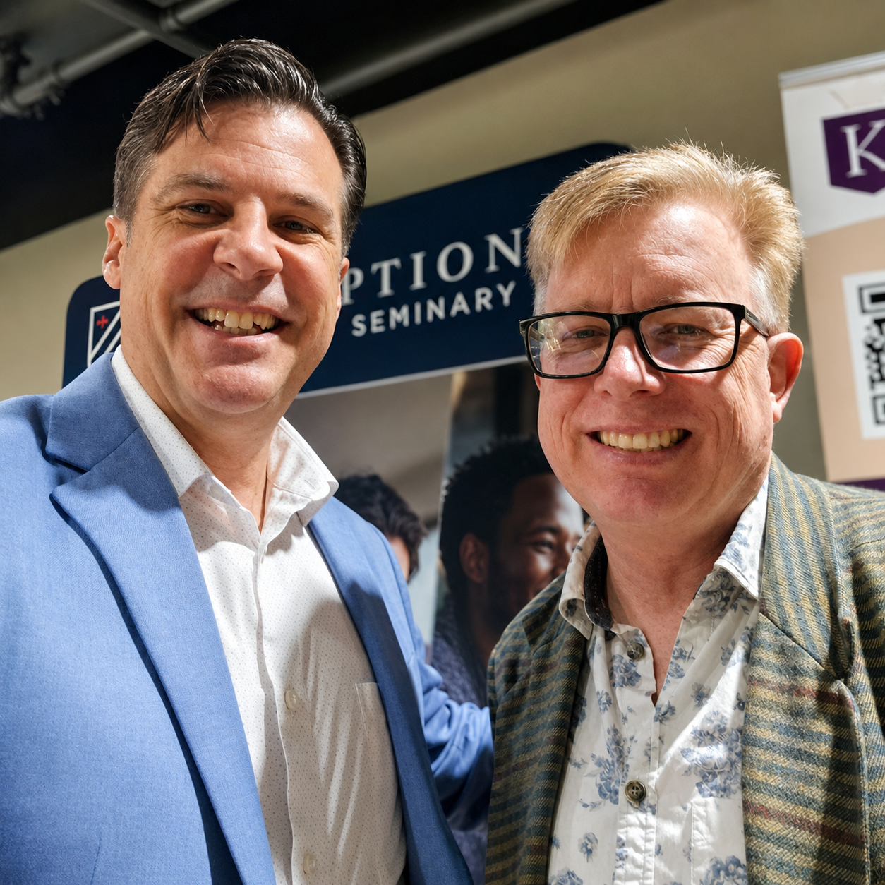 John Schwandt with Michael Bird at the Kerygma Summit