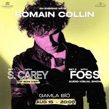 ROMAIN COLLIN og S.CAREY ásamt rafhljómsveitinni FOSS