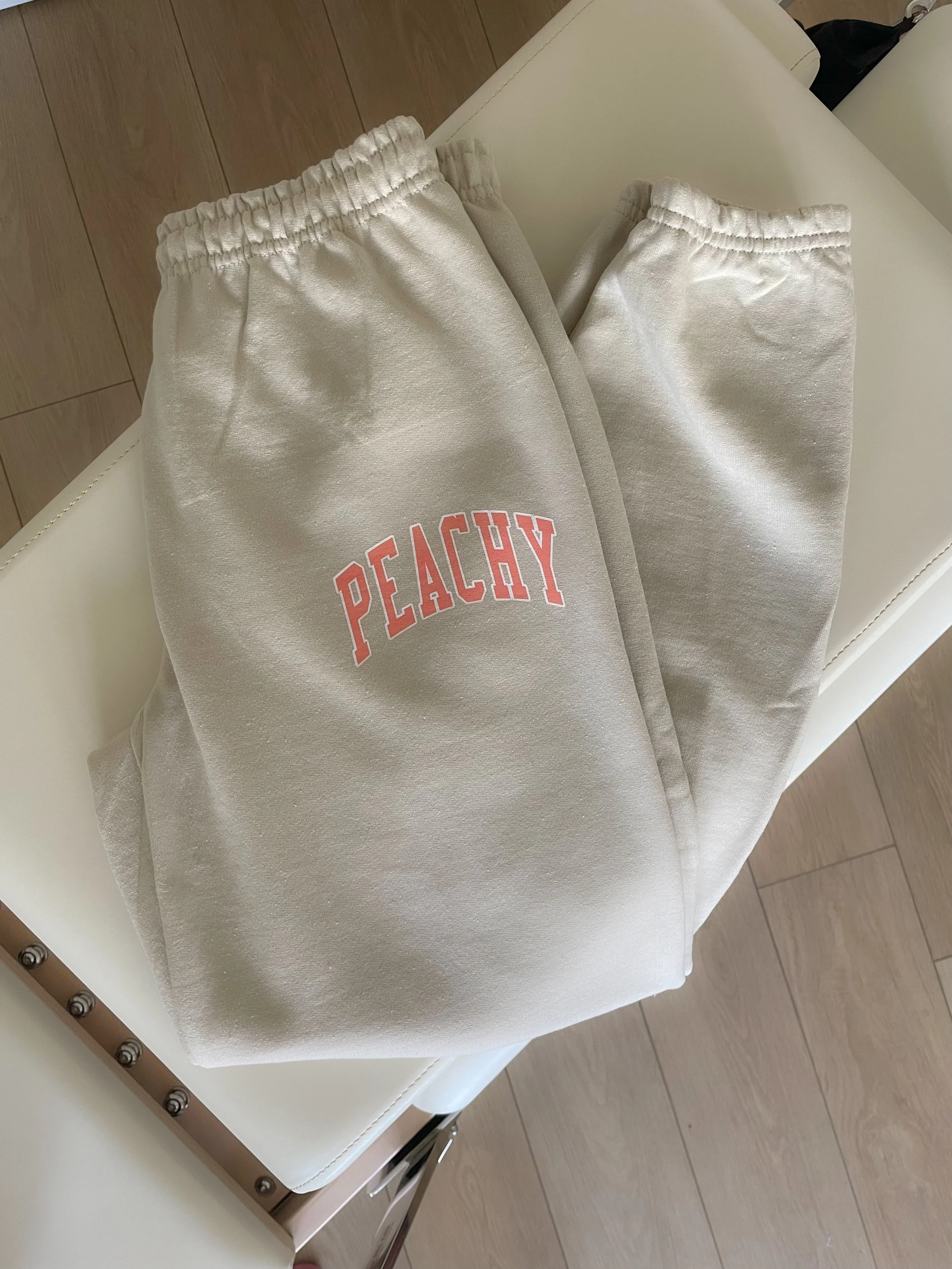 Peachy Varsity Sweatpants