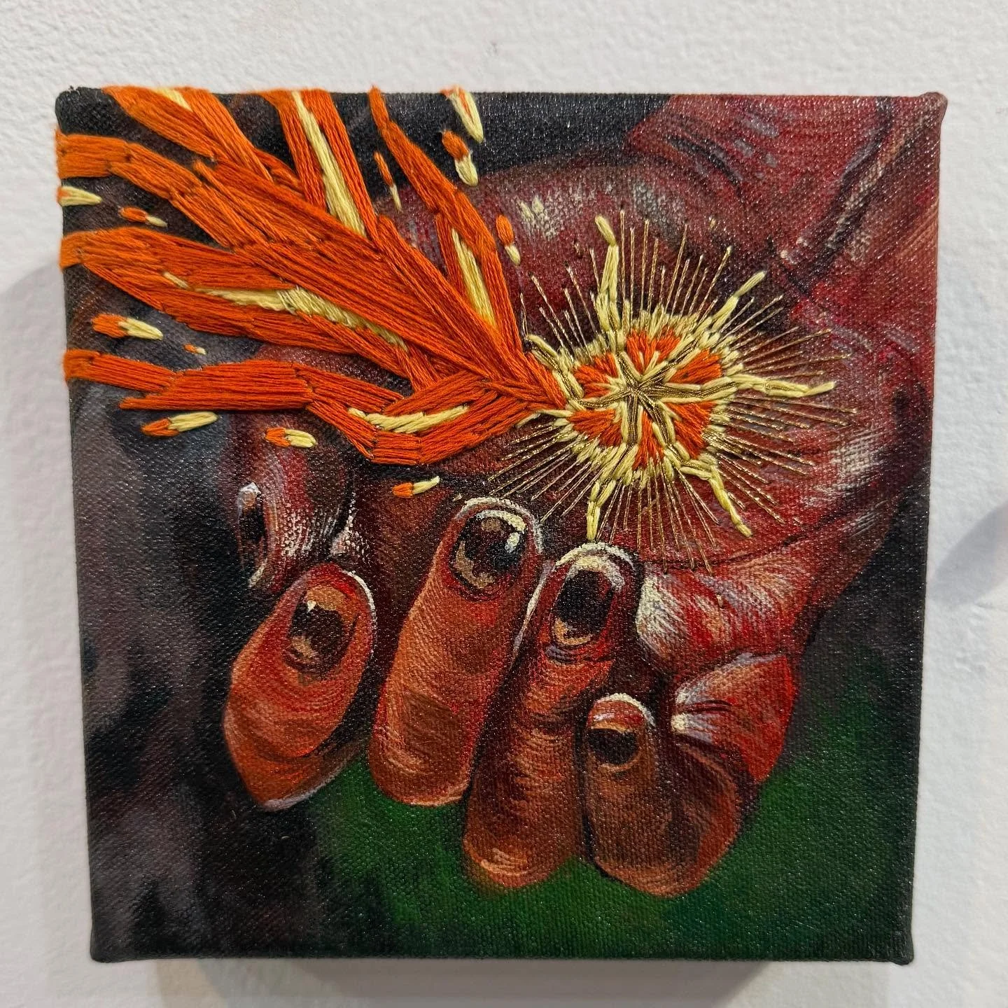 &ldquo;Catching A World on Fire&rdquo; 2025. Up now at @bindersart in the Limelight Gallery for Solara hosted by @404foundatl  The opening last night was so much fun. Saw a lot of good people that I haven&rsquo;t seen in person in a long time. ❤️ Sho