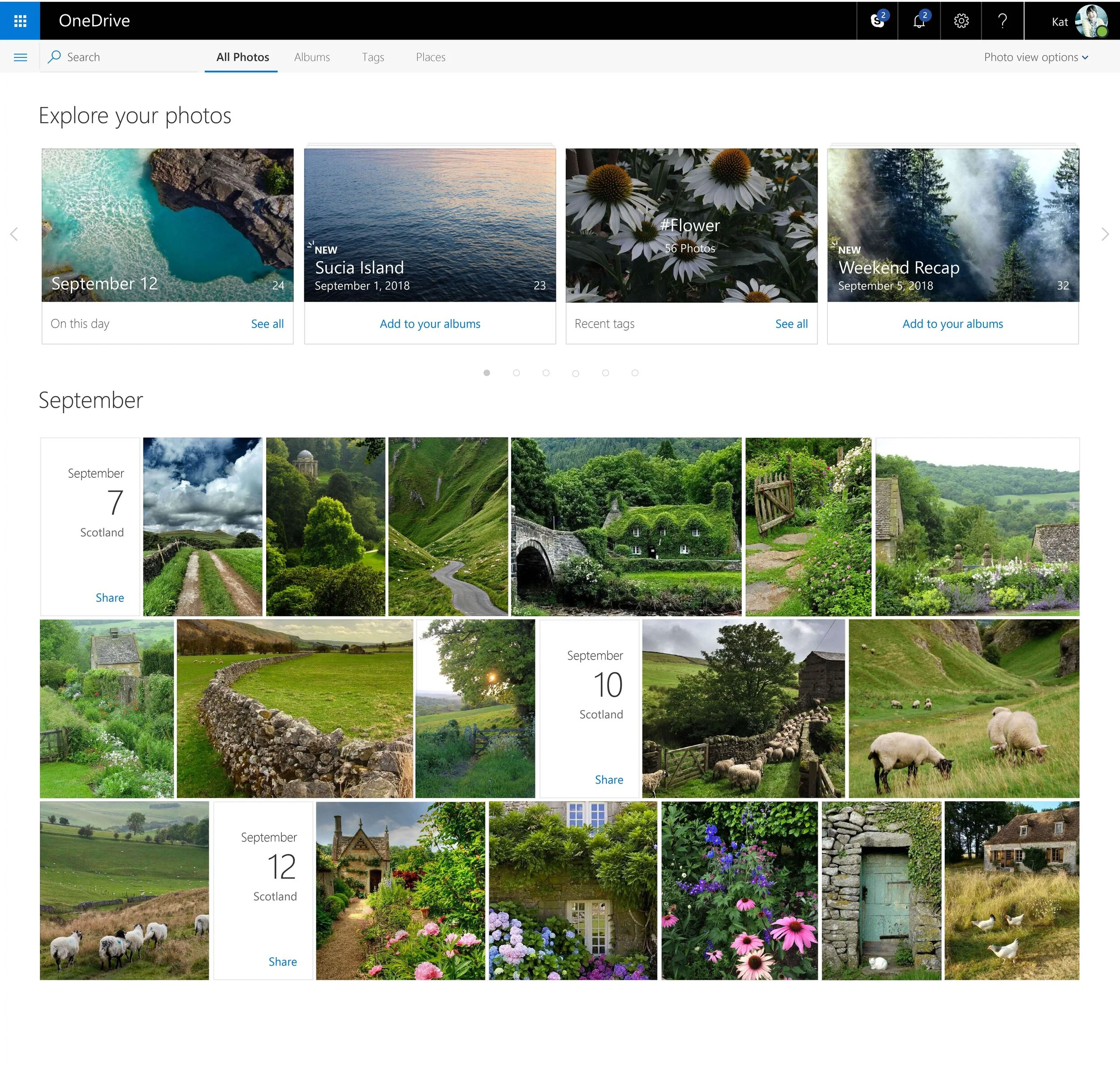 Updated All Photos View