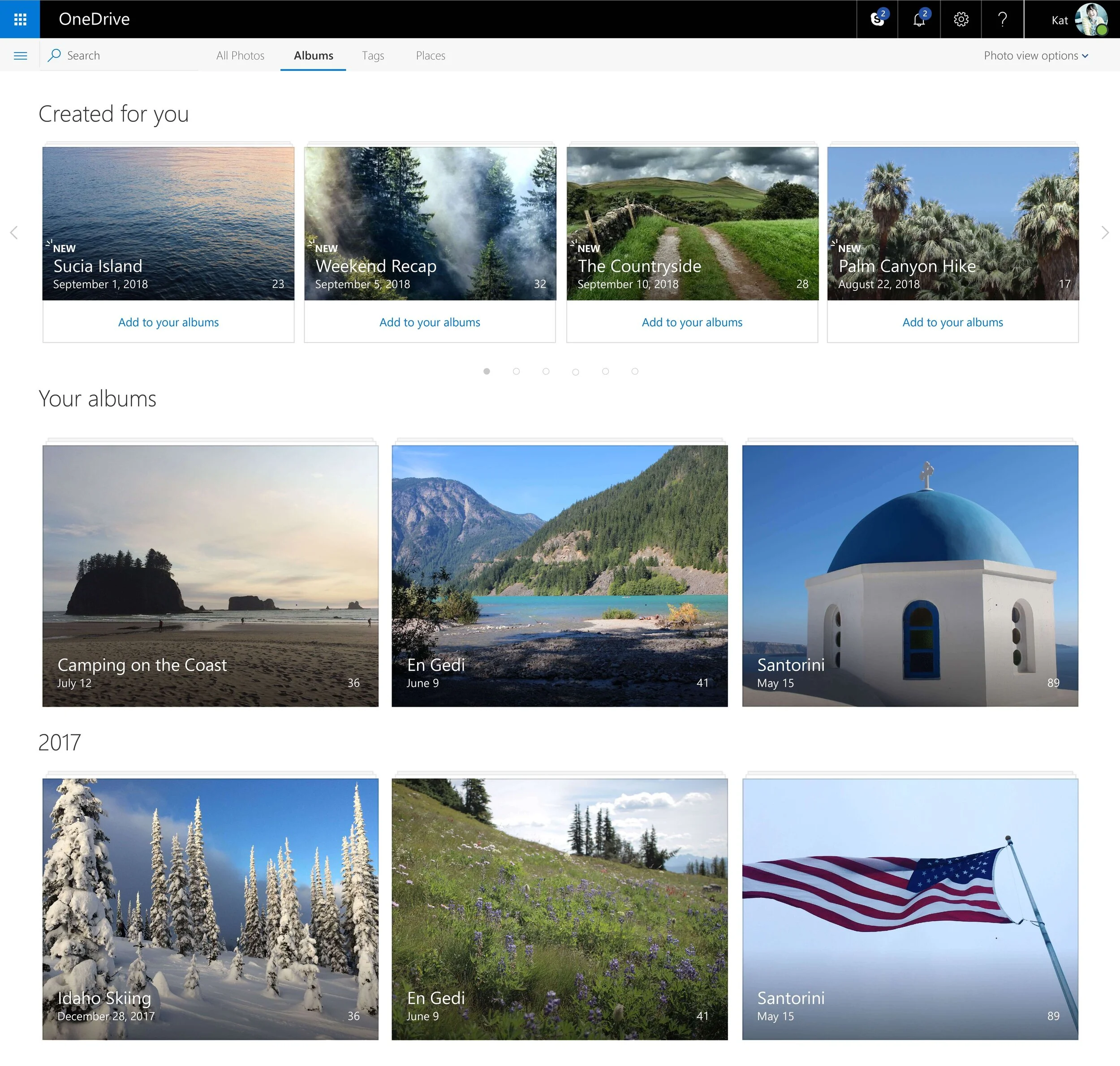 Updated Album View