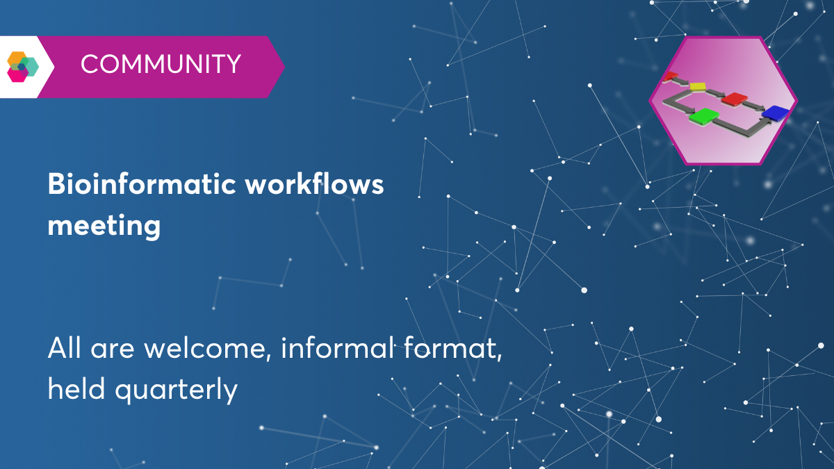 MEETING: Bioinformatics Workflows community