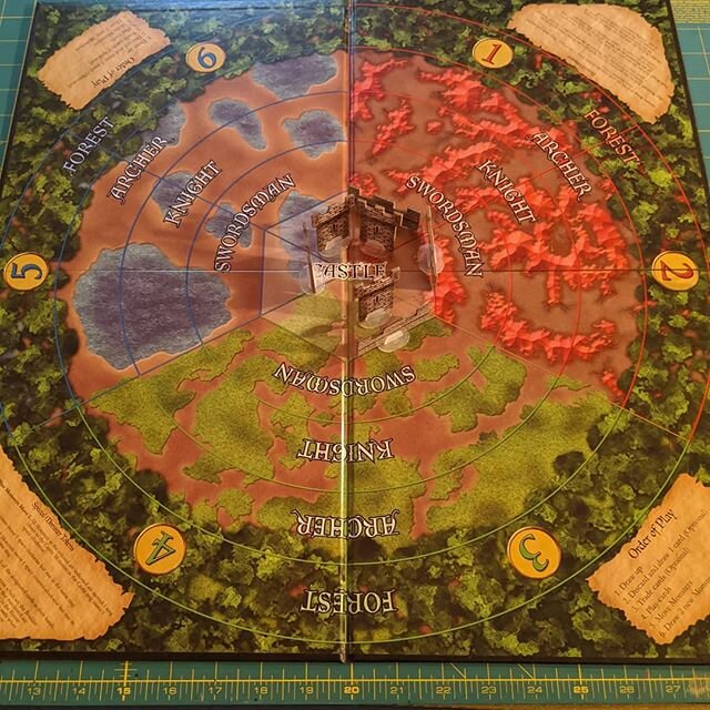 Solo game of #castlepanic to close out my afternoon.