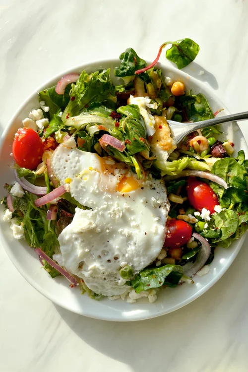 Korean-Style Green Salad | ahnest kitchen Korean-Style Green Salad | ahnest kitchen