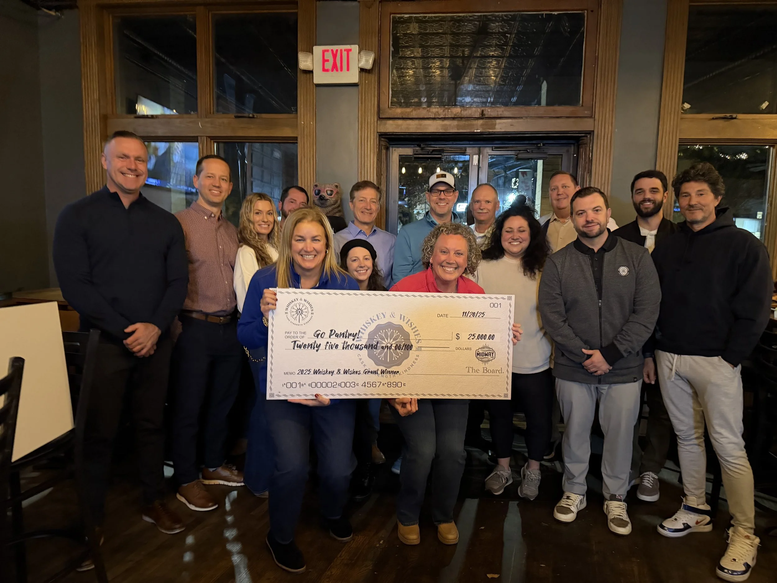 Five Local Nonprofit Organizations Receive $74,000 from Whiskey and Wishes