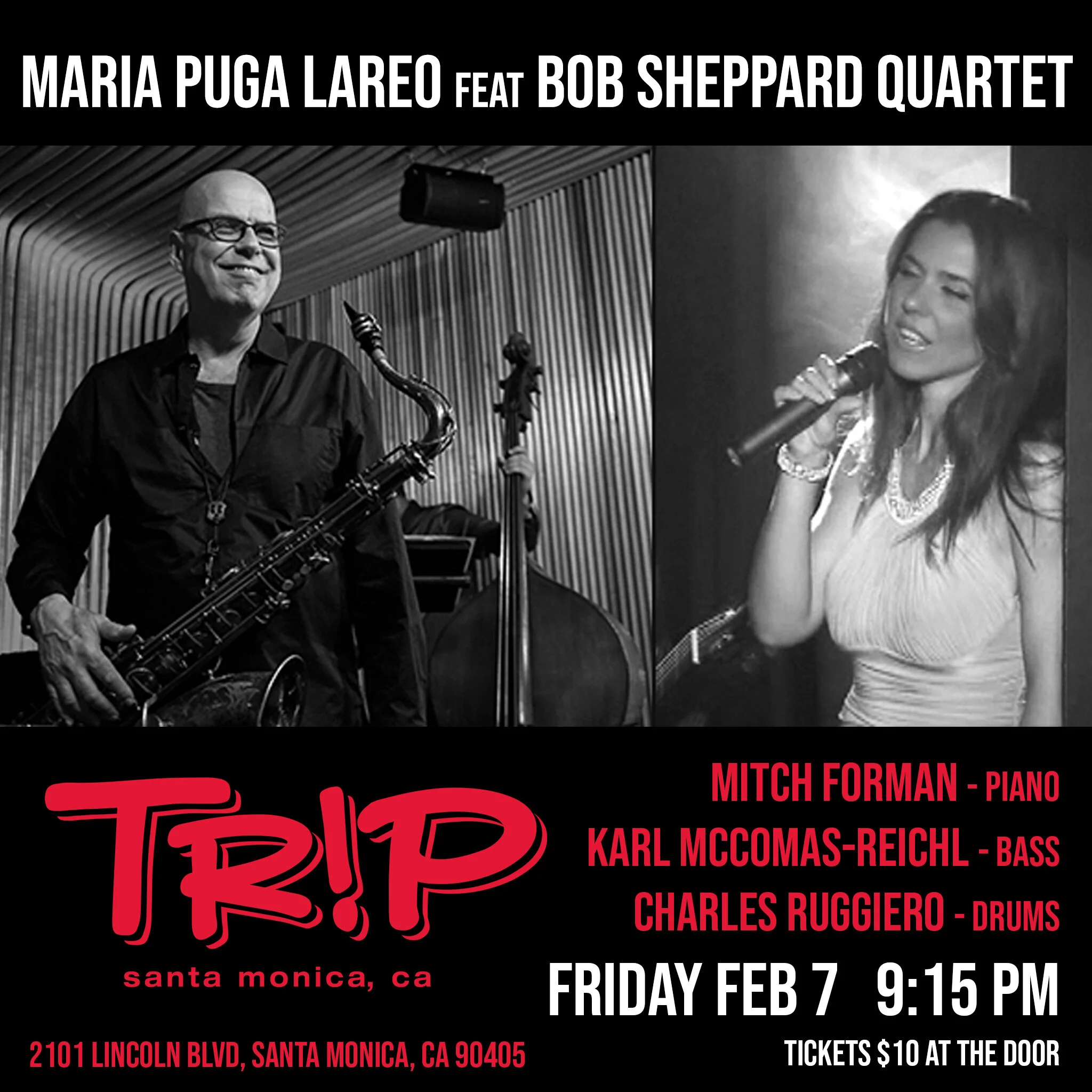 Maria Puga Lareo feat Bob Sheppard Quartet