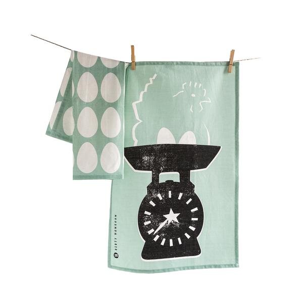 Hand-printed Tea Towels, Set of Two, $ 35