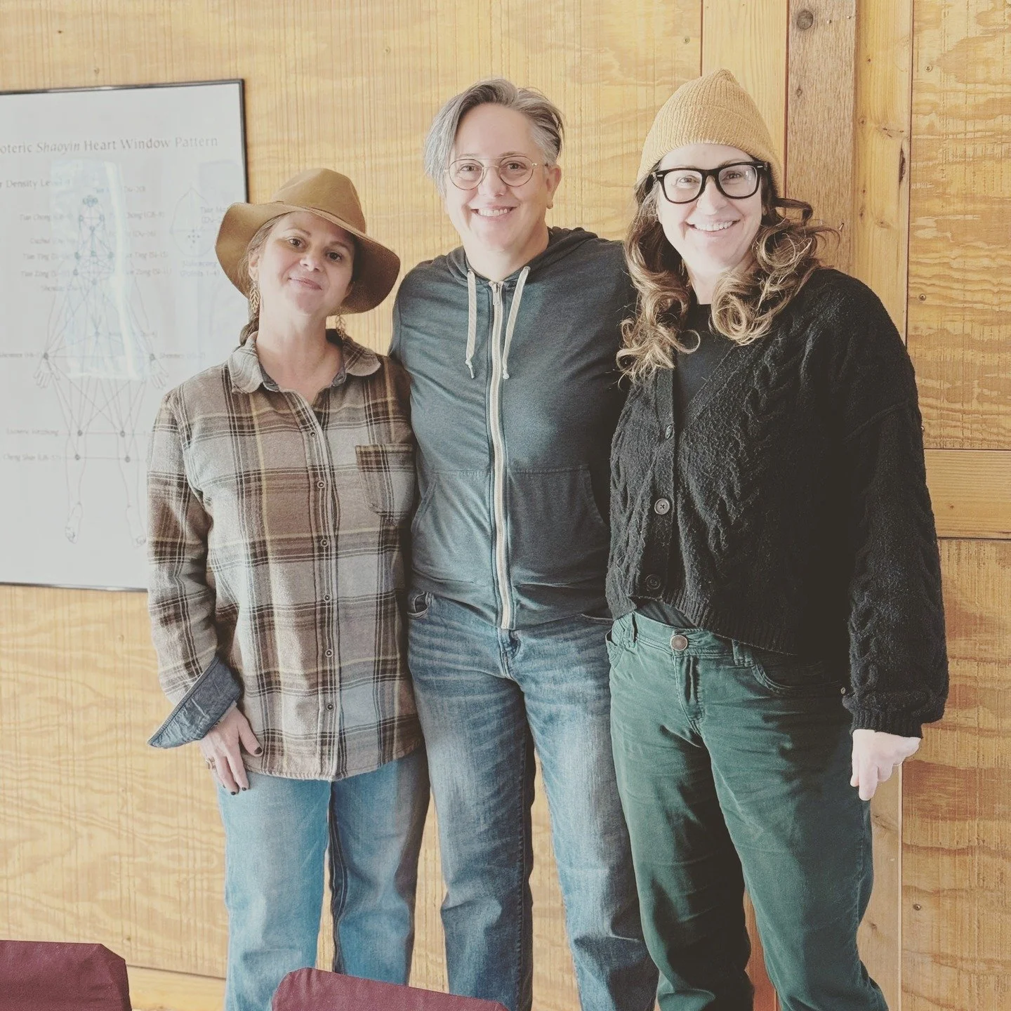 So much of my work lately has been about bringing in conscious collaboration. These ladies sure make that easy. 

This is a photo from the Grounded Retreat we hosted last Fall where we each were able to all share our medicine in community with other 