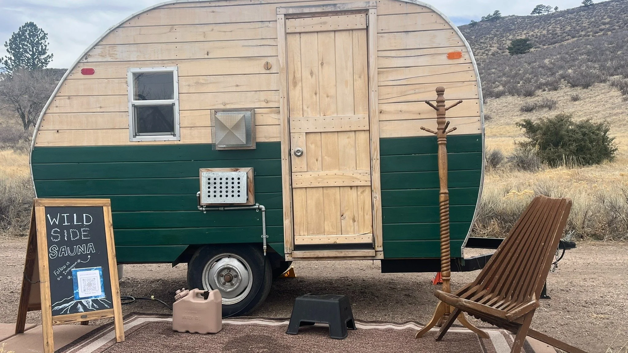 Here is a photo of the sweetest little set up from @wildsidesauna who will be joining us at the Imbolc Intensive on Friday February 2nd for sauna and cold plunge to honor the mid-winter season. The retreat will be 10-4 with circle immersion, breathwo