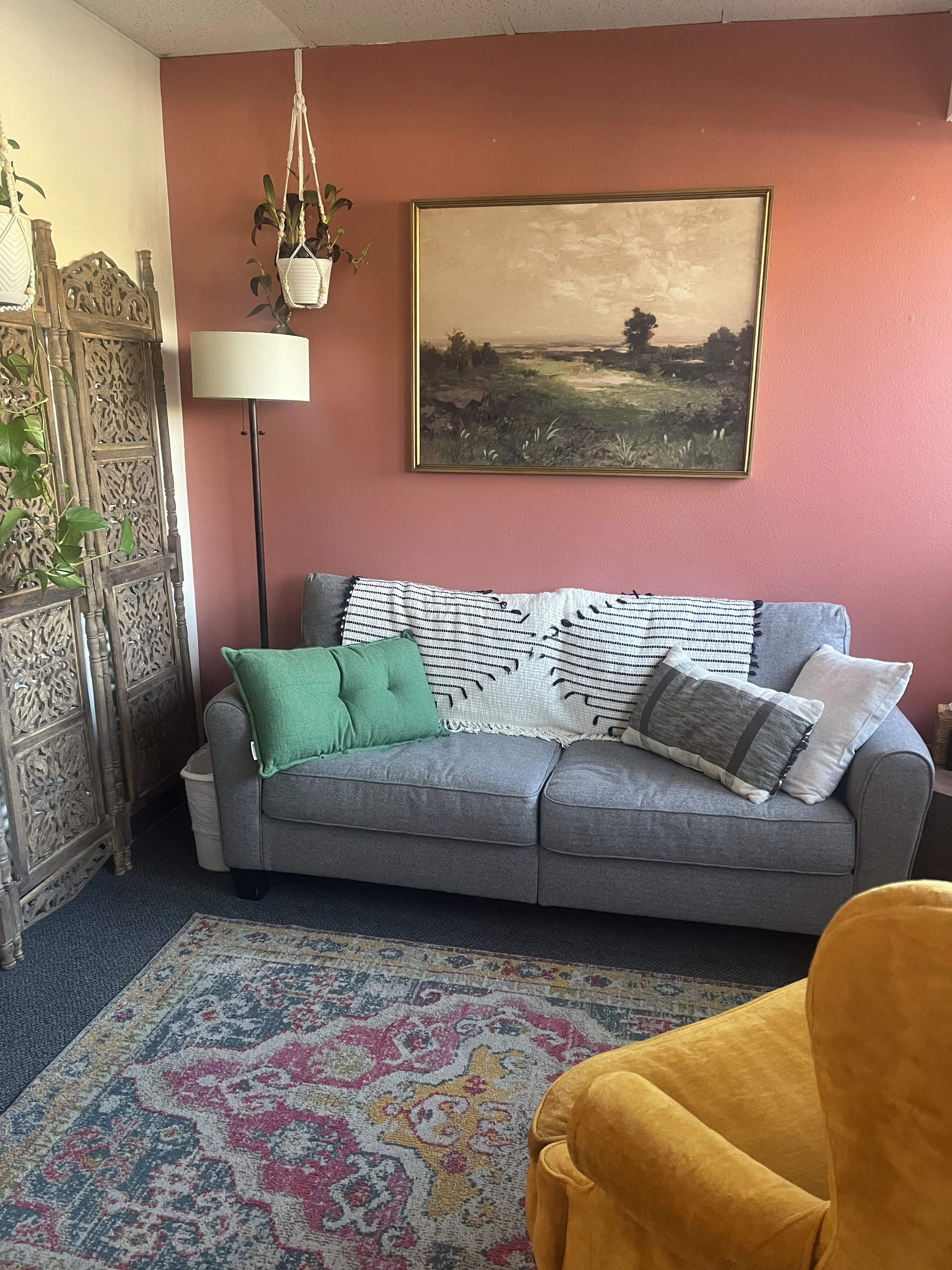 Private, upscale office space at Transform the Nest on Redwing Road in Fort Collins, Colorado, curated for luxury executive therapy intensives, EMDR, and somatic breathwork.