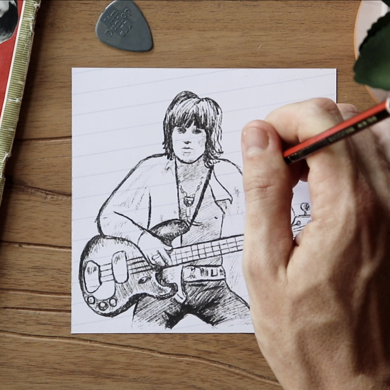Rock n Roll drawings come to life