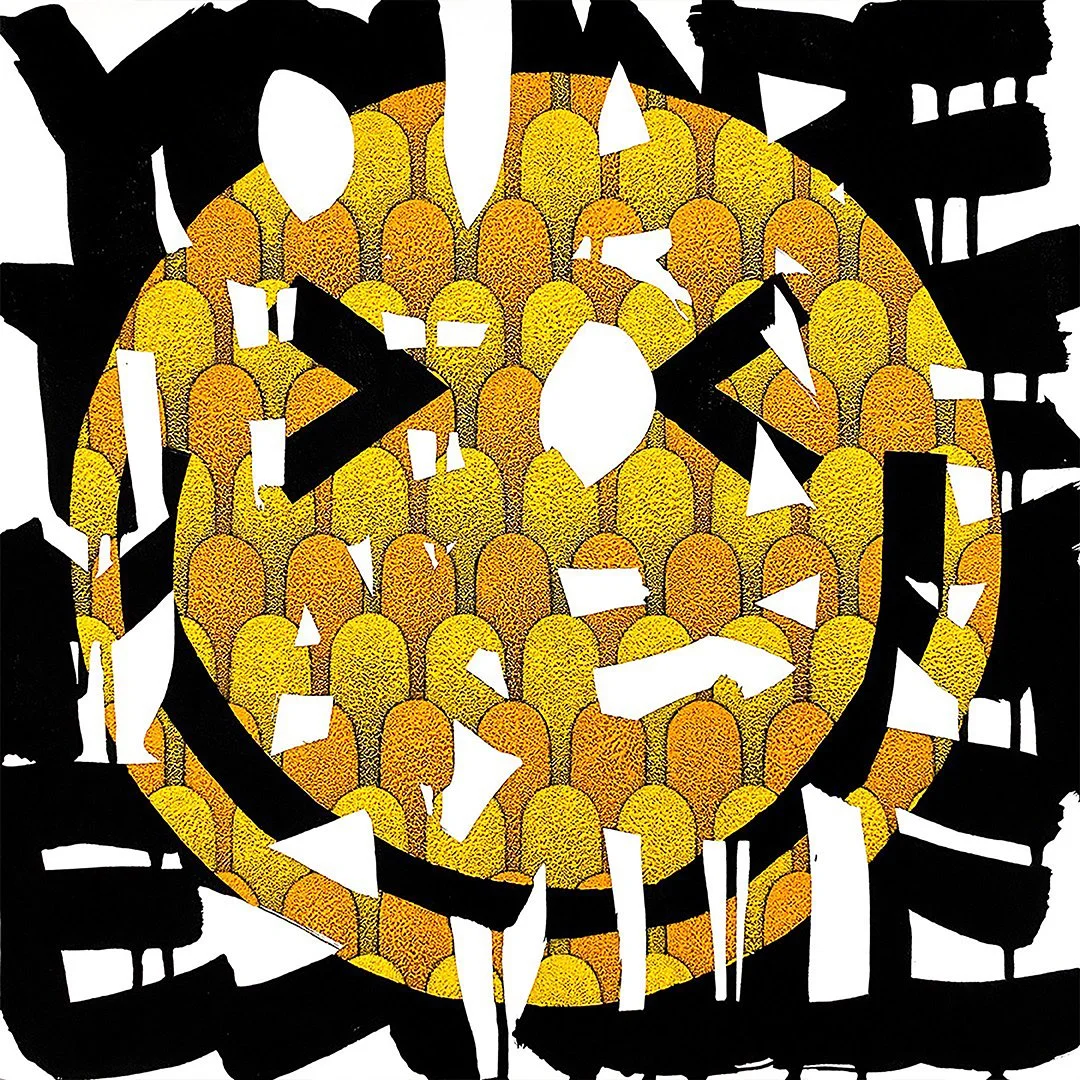 InnerSpace#2336-SMILE.007S10- Acrylic gouache on canvas 45.0x45.0(cm) 2024.jpg